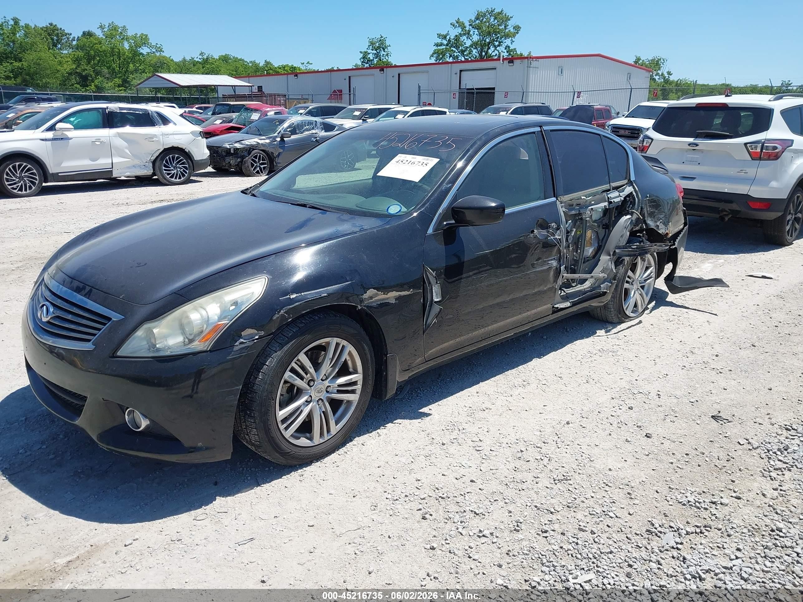 2011 Infiniti G37x   Black vin: JN1CV6AR9BM411796