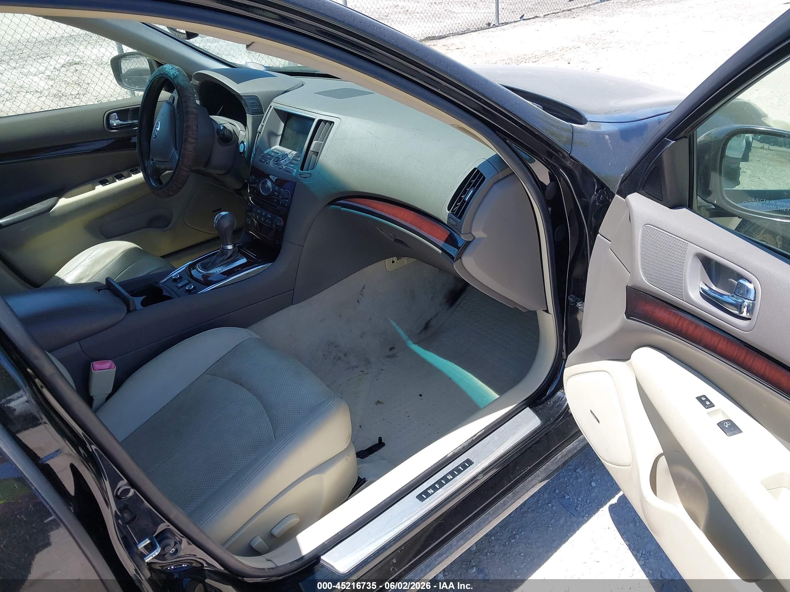 2011 Infiniti G37x   Black vin: JN1CV6AR9BM411796
