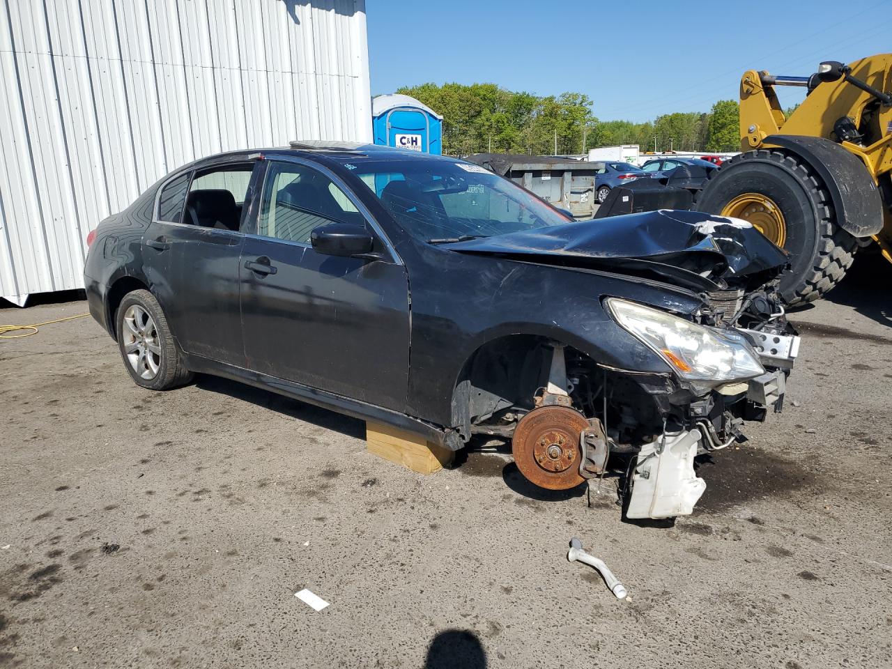 2012 Infiniti G37 Sedan X Черный vin: JN1CV6AR9CM670418 Damage: Right Rocker Panel Molding, Broken, Replacement Required