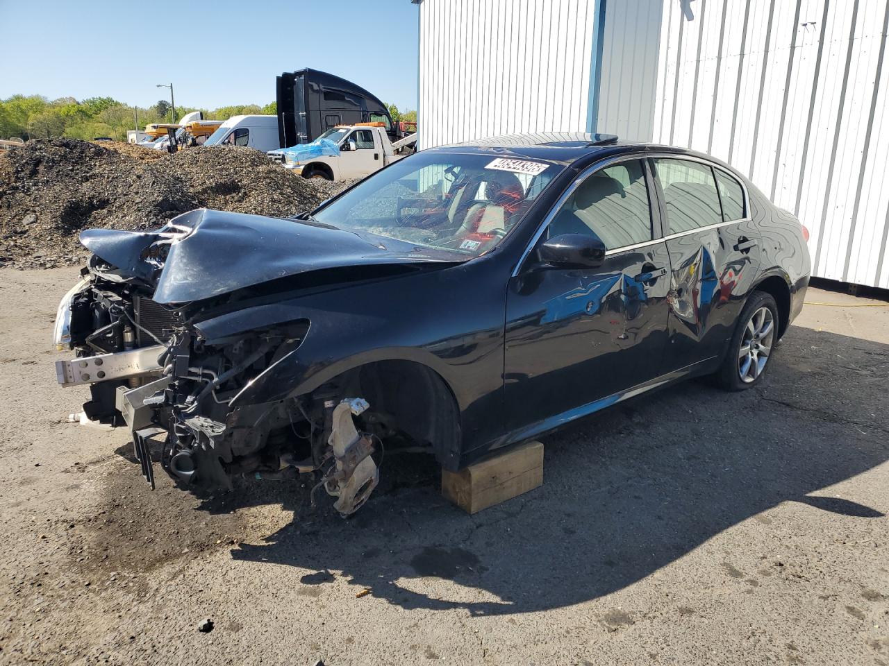 2012 Infiniti G37 Sedan X Черный vin: JN1CV6AR9CM670418 Damage: Left Front Fender, Heavy Scratch, 1 To 2 Inches
