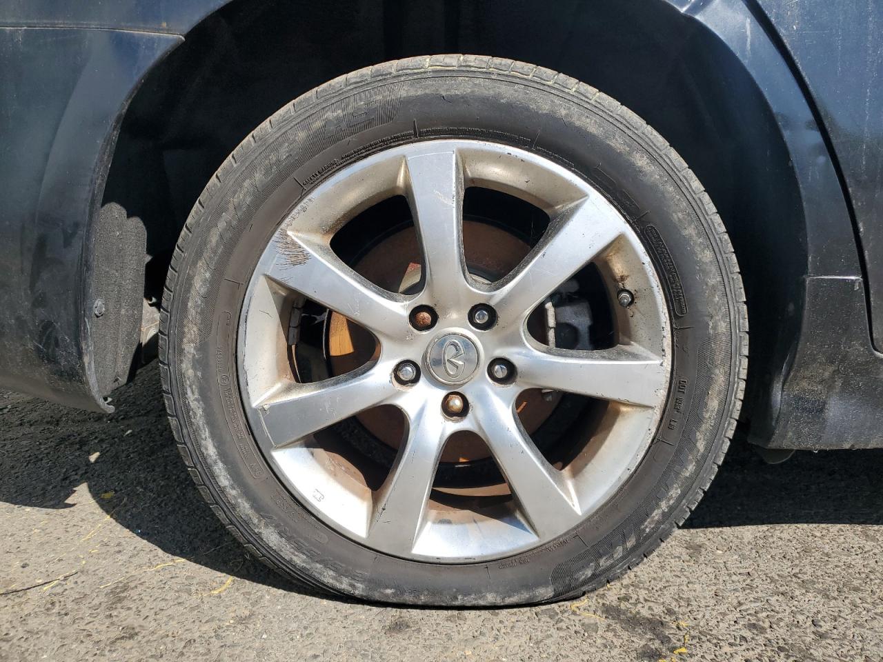 2012 Infiniti G37 Sedan X Черный vin: JN1CV6AR9CM670418 Damage: Right Rear Tire, Cut, Replacement Required