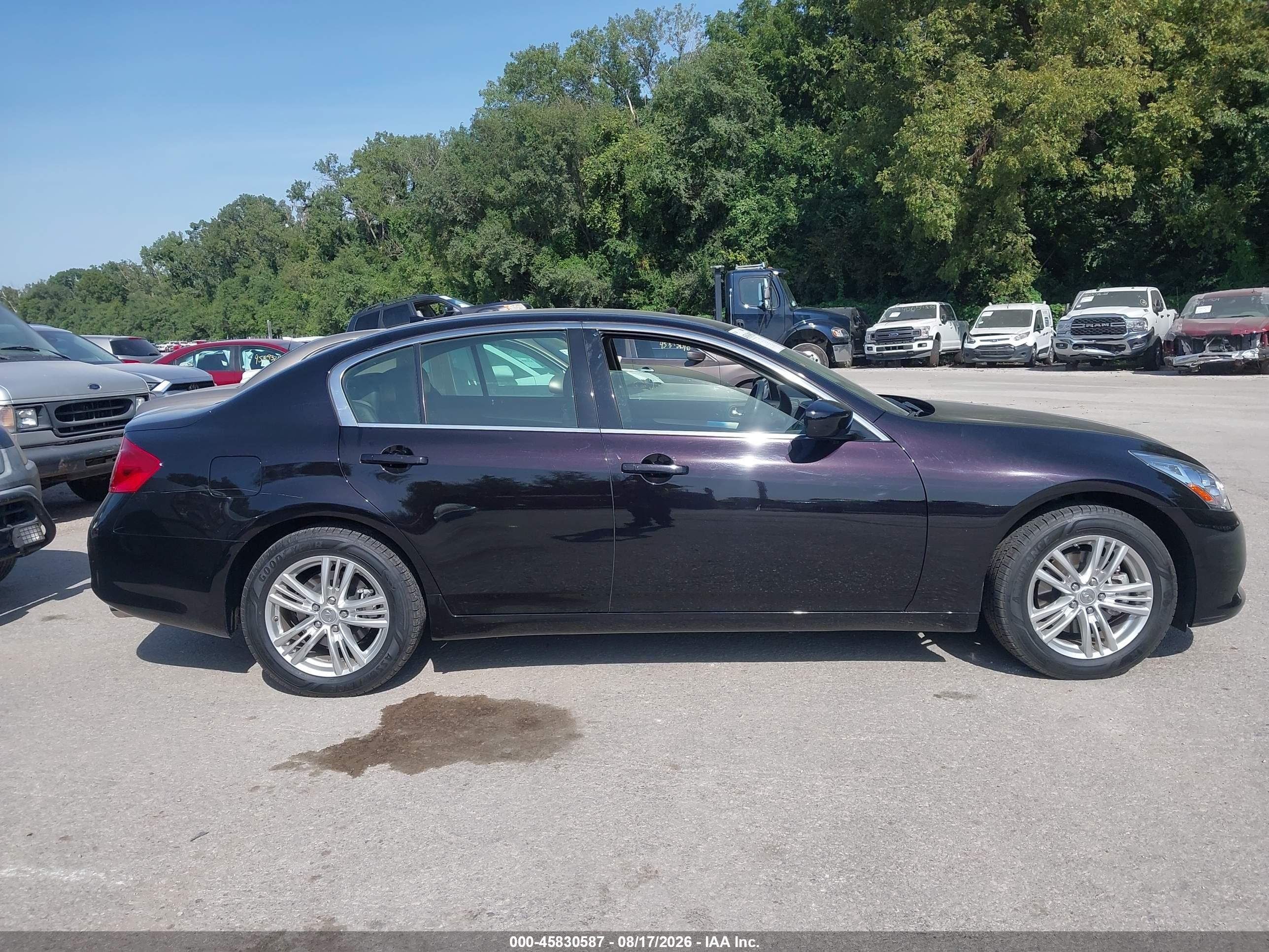2012 Infiniti G37x   Фиолетовый vin: JN1CV6AR9CM673674