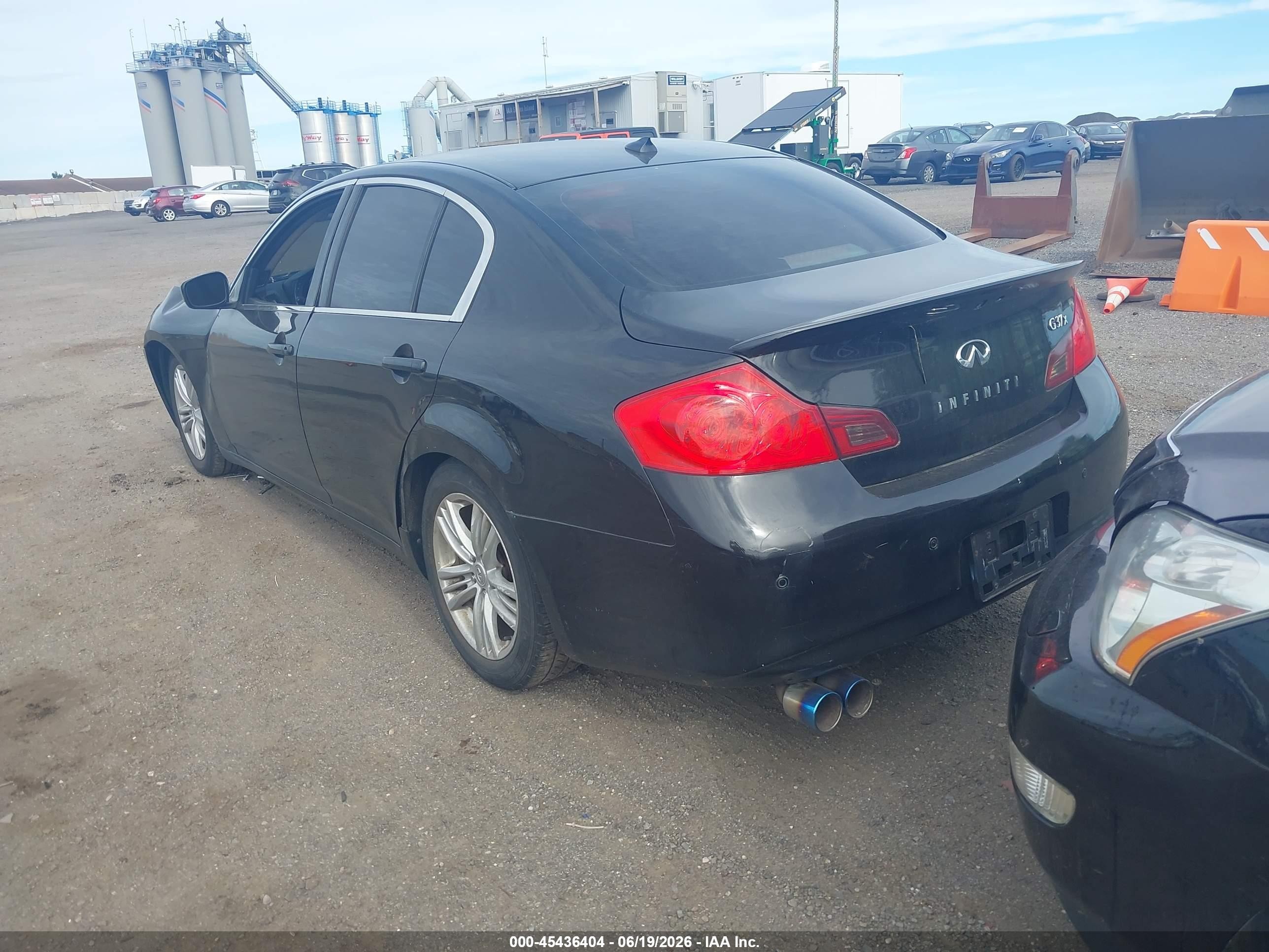 2012 Infiniti G37x   Черный vin: JN1CV6AR9CM674310