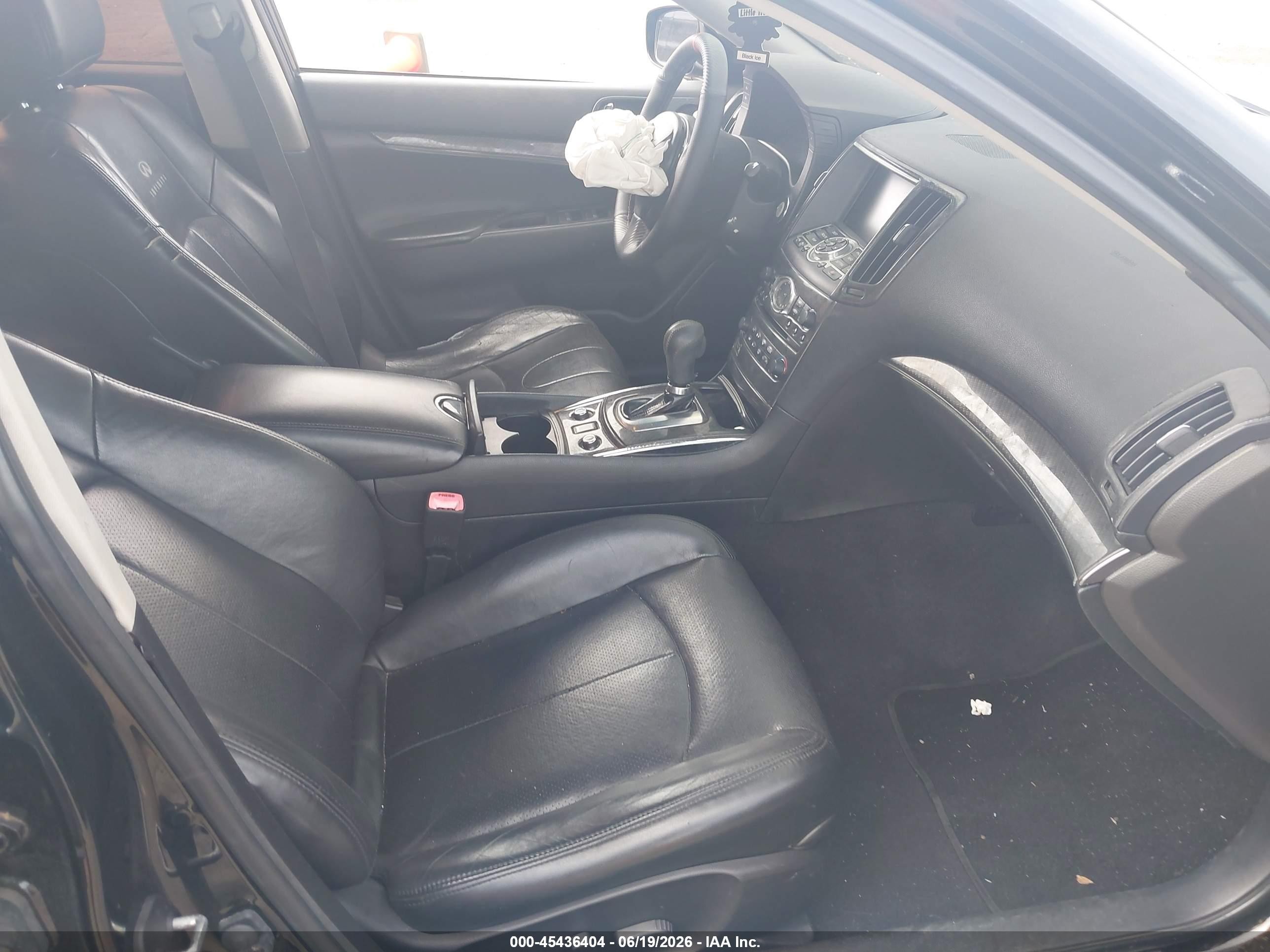 2012 Infiniti G37x   Черный vin: JN1CV6AR9CM674310