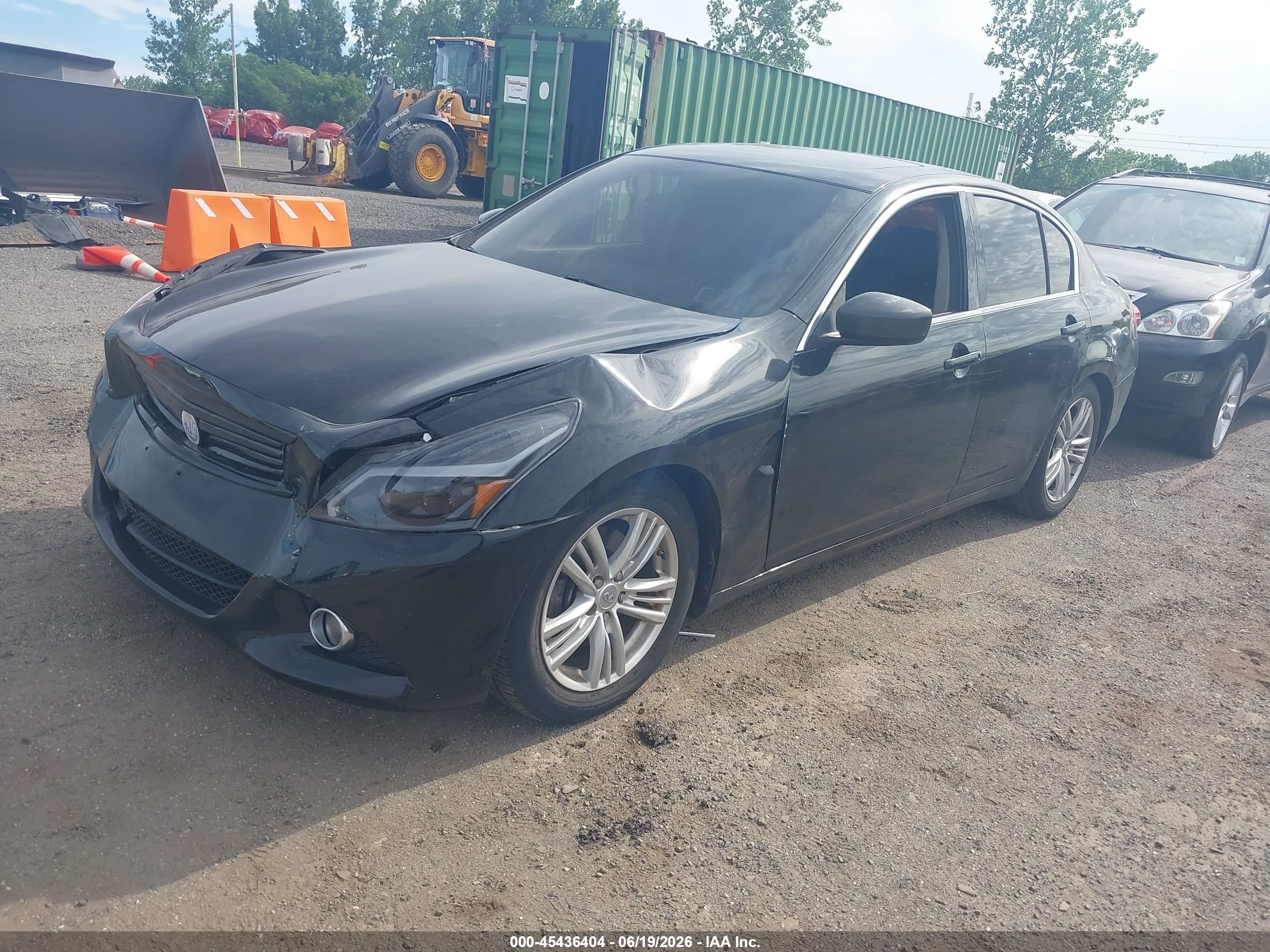 2012 Infiniti G37x   Черный vin: JN1CV6AR9CM674310
