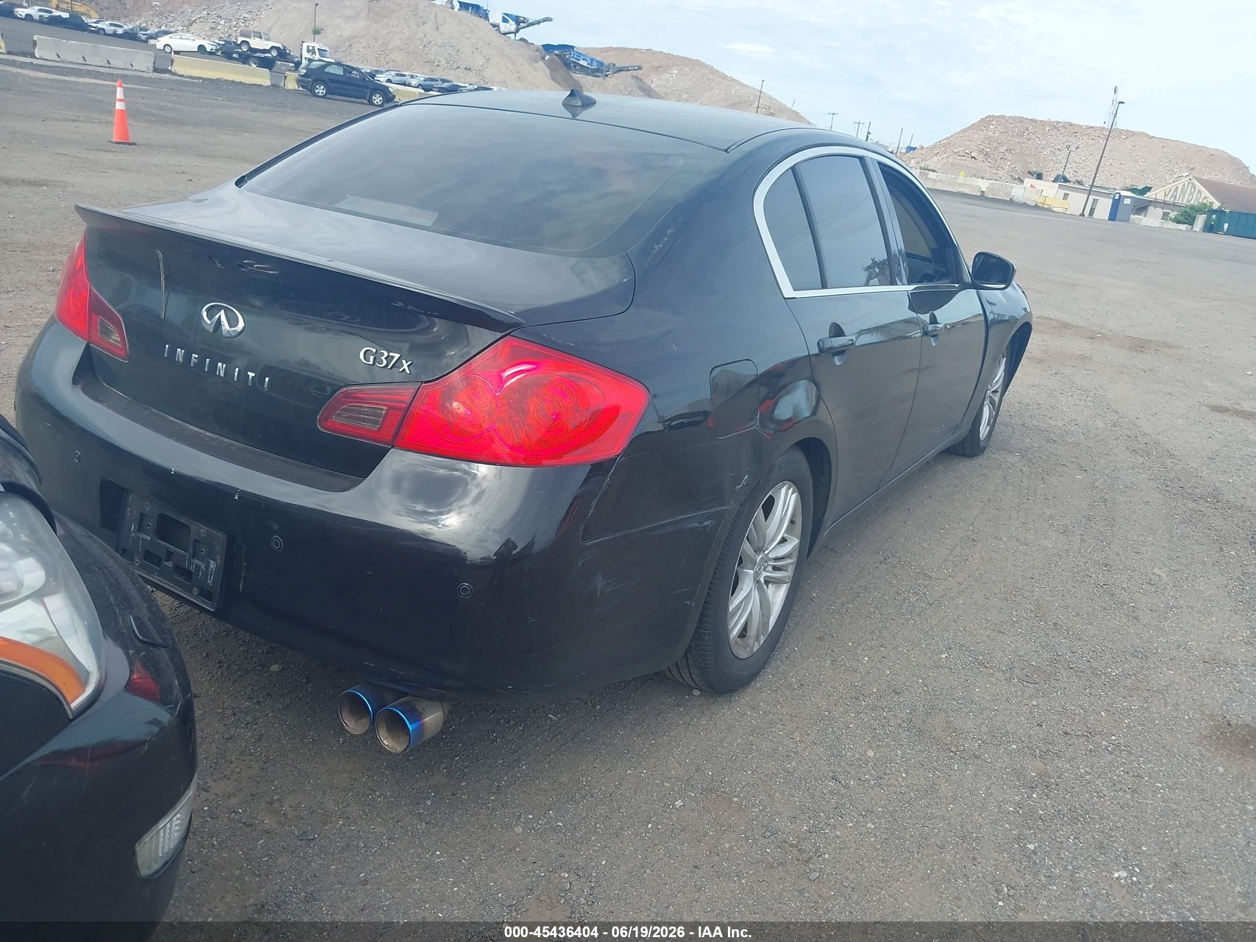 2012 Infiniti G37x   Черный vin: JN1CV6AR9CM674310