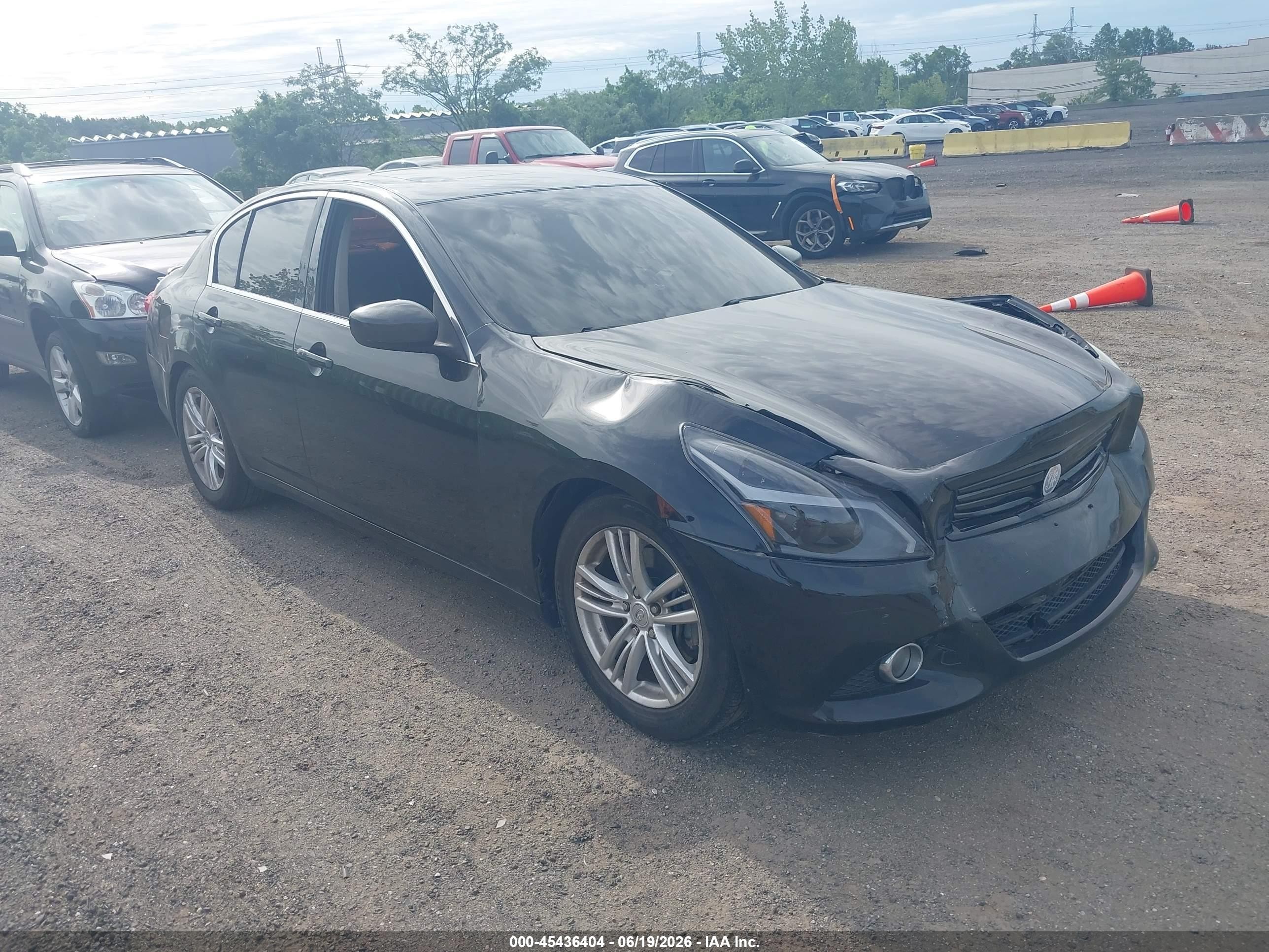 2012 Infiniti G37x   Черный vin: JN1CV6AR9CM674310