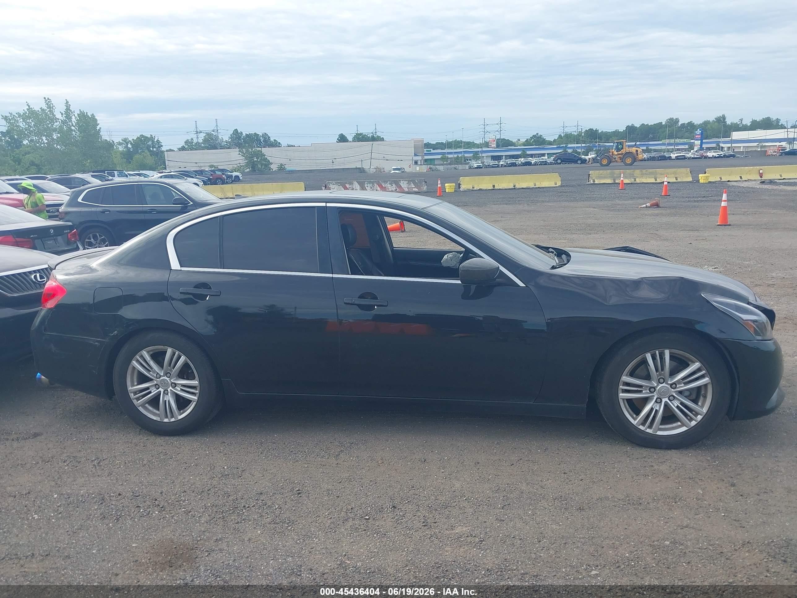 2012 Infiniti G37x   Черный vin: JN1CV6AR9CM674310
