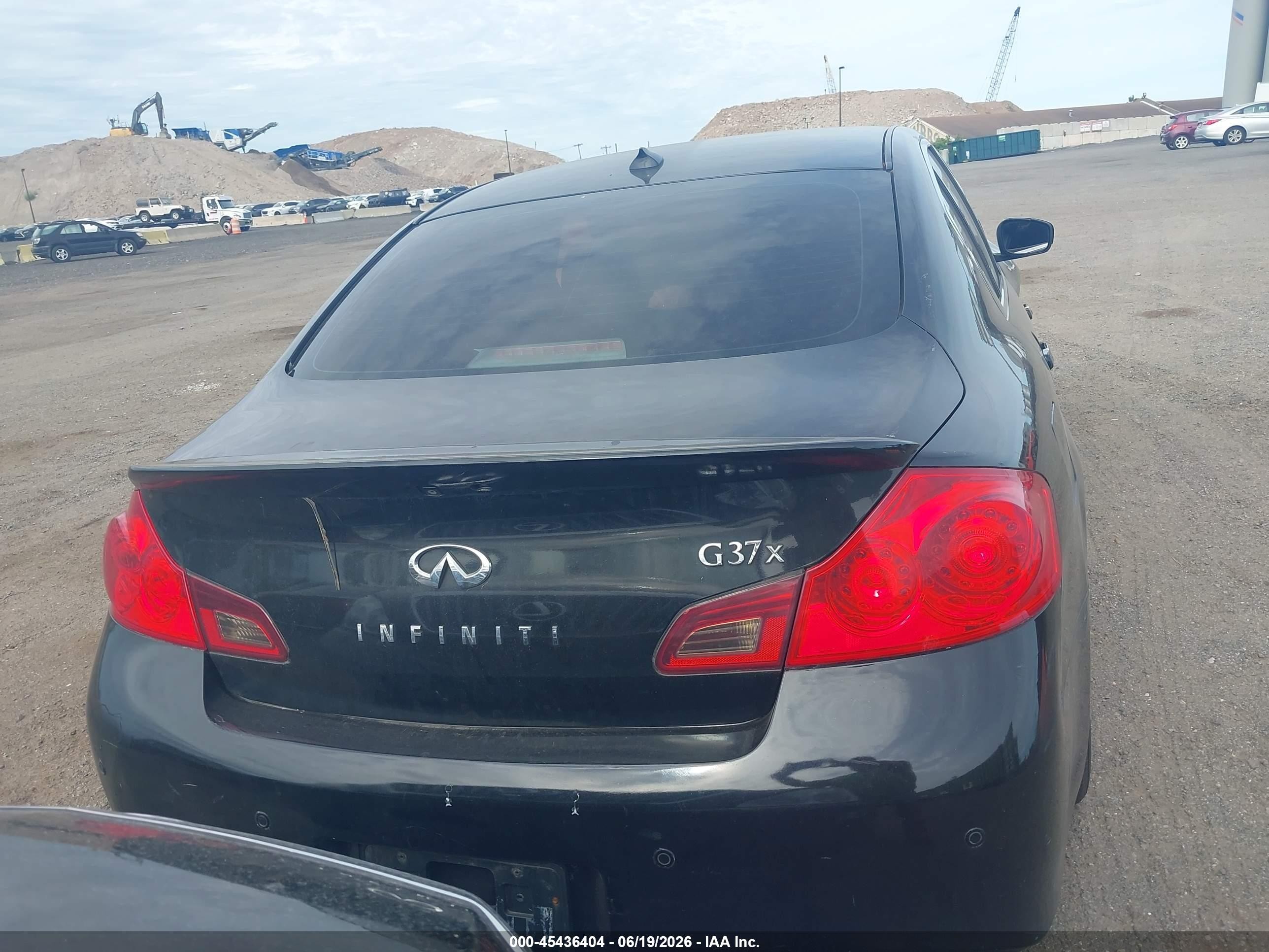 2012 Infiniti G37x   Черный vin: JN1CV6AR9CM674310