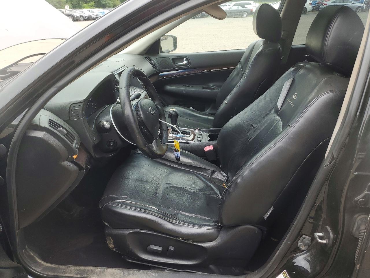 2012 Infiniti G37 Sedan X Black vin: JN1CV6AR9CM674355