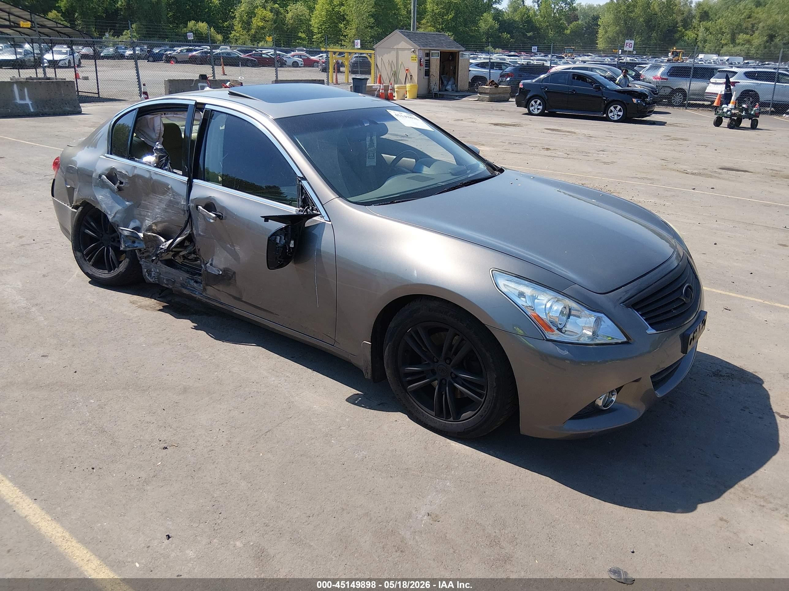 2012 Infiniti G37x   Champagne vin: JN1CV6AR9CM682892