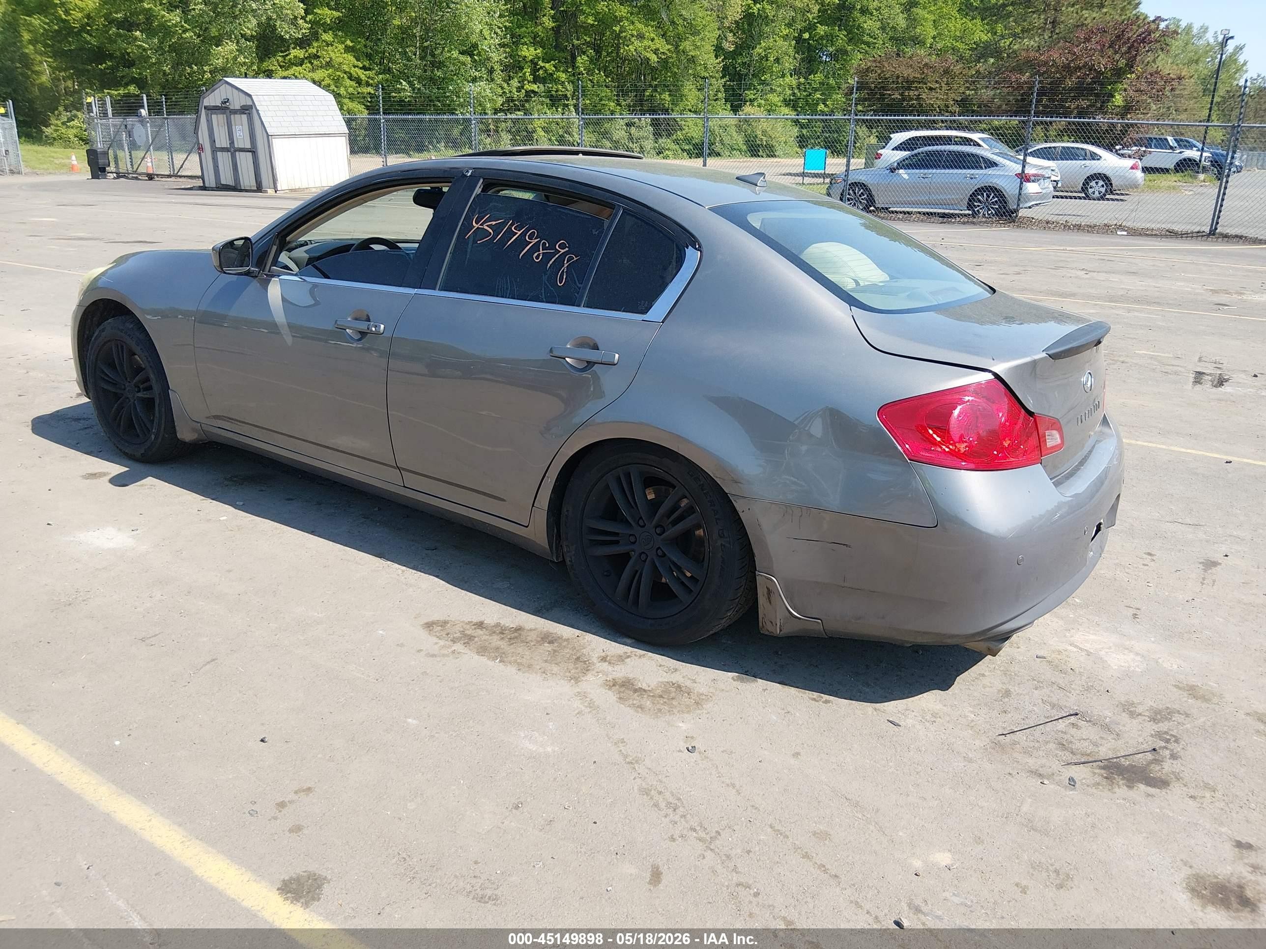 2012 Infiniti G37x   Champagne vin: JN1CV6AR9CM682892