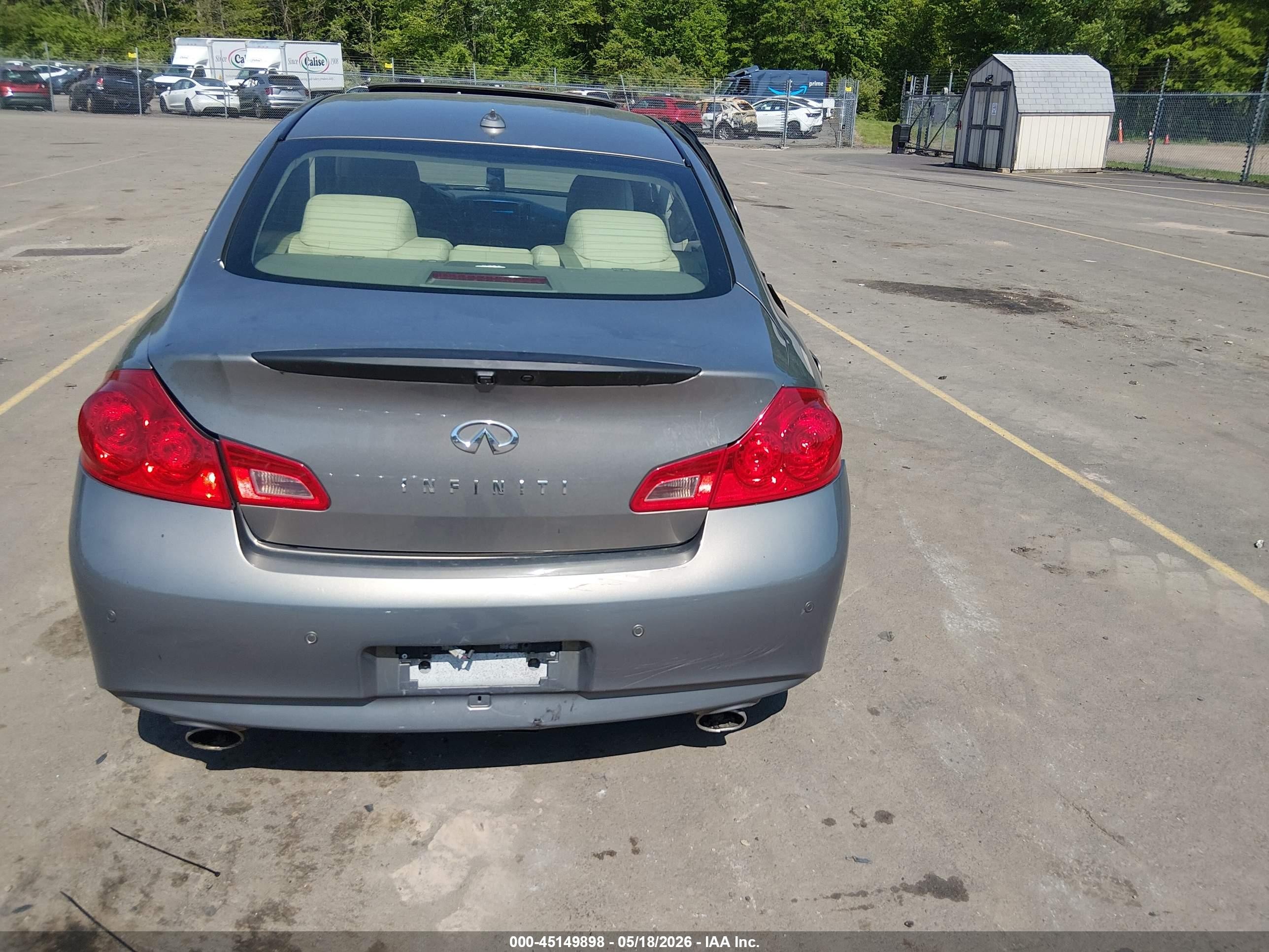 2012 Infiniti G37x   Champagne vin: JN1CV6AR9CM682892