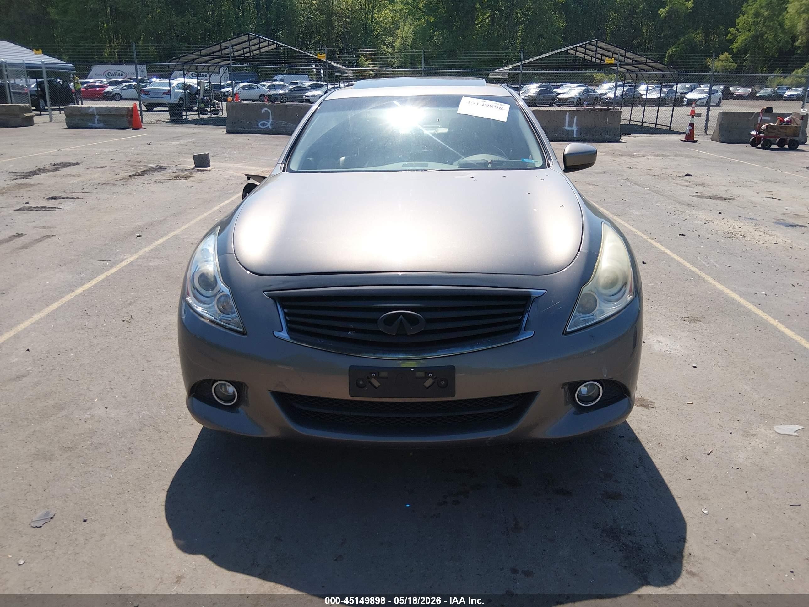 2012 Infiniti G37x   Champagne vin: JN1CV6AR9CM682892
