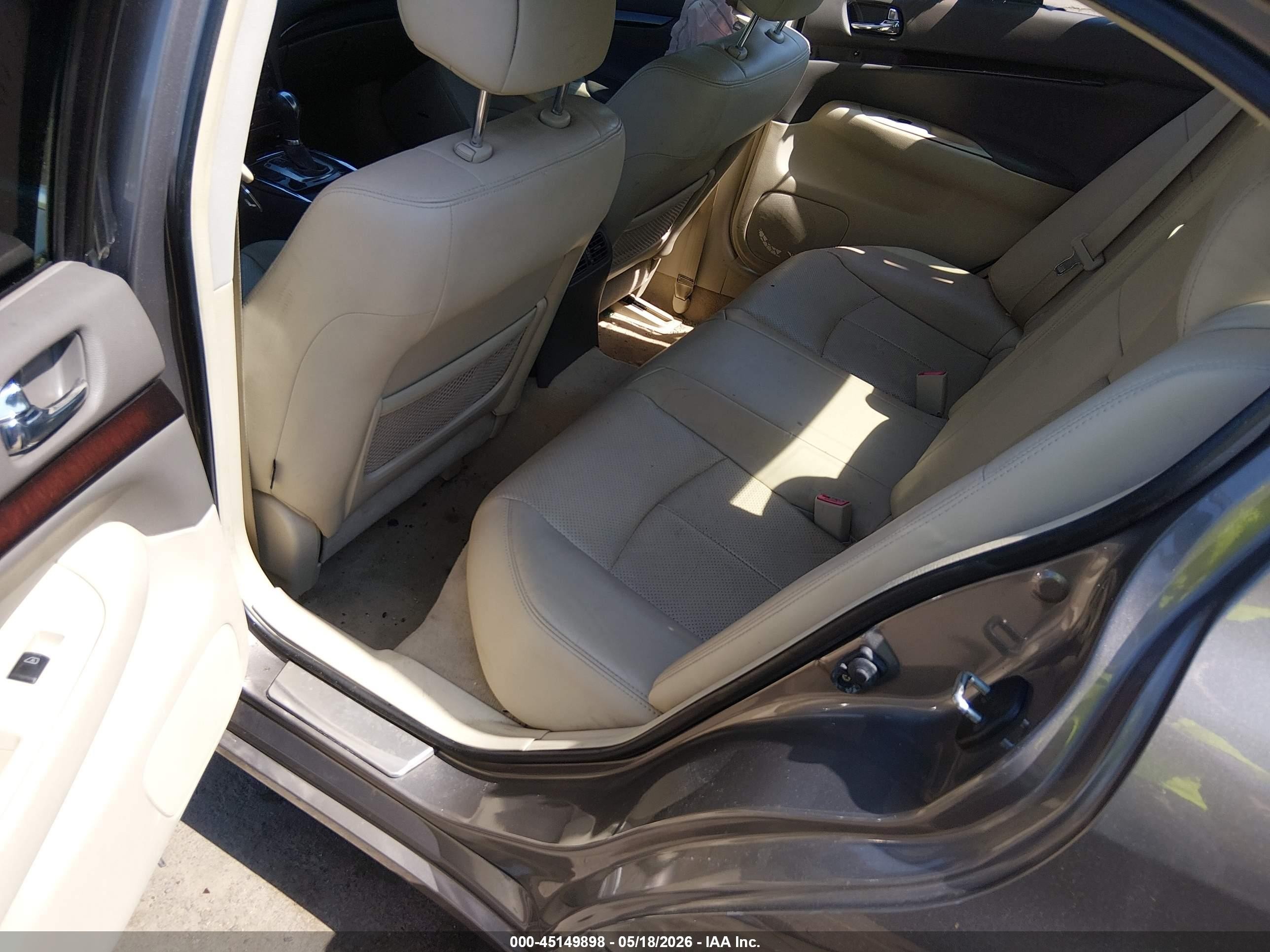 2012 Infiniti G37x   Champagne vin: JN1CV6AR9CM682892