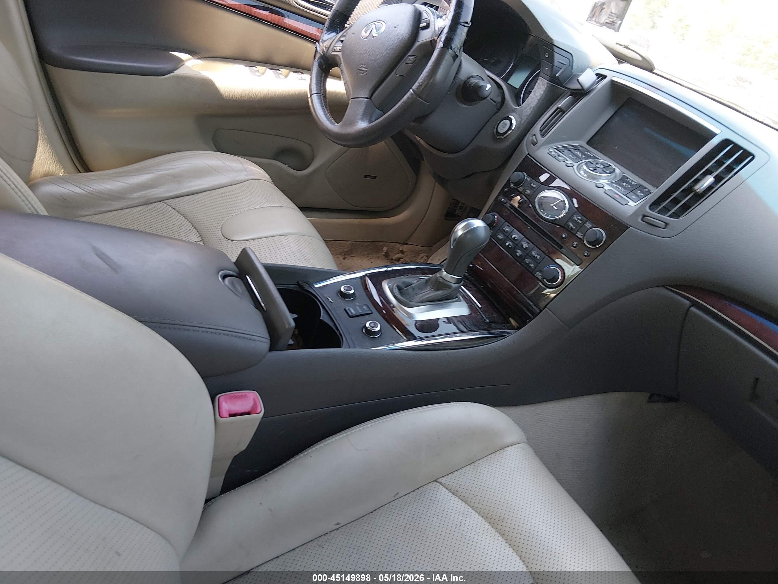 2012 Infiniti G37x   Champagne vin: JN1CV6AR9CM682892