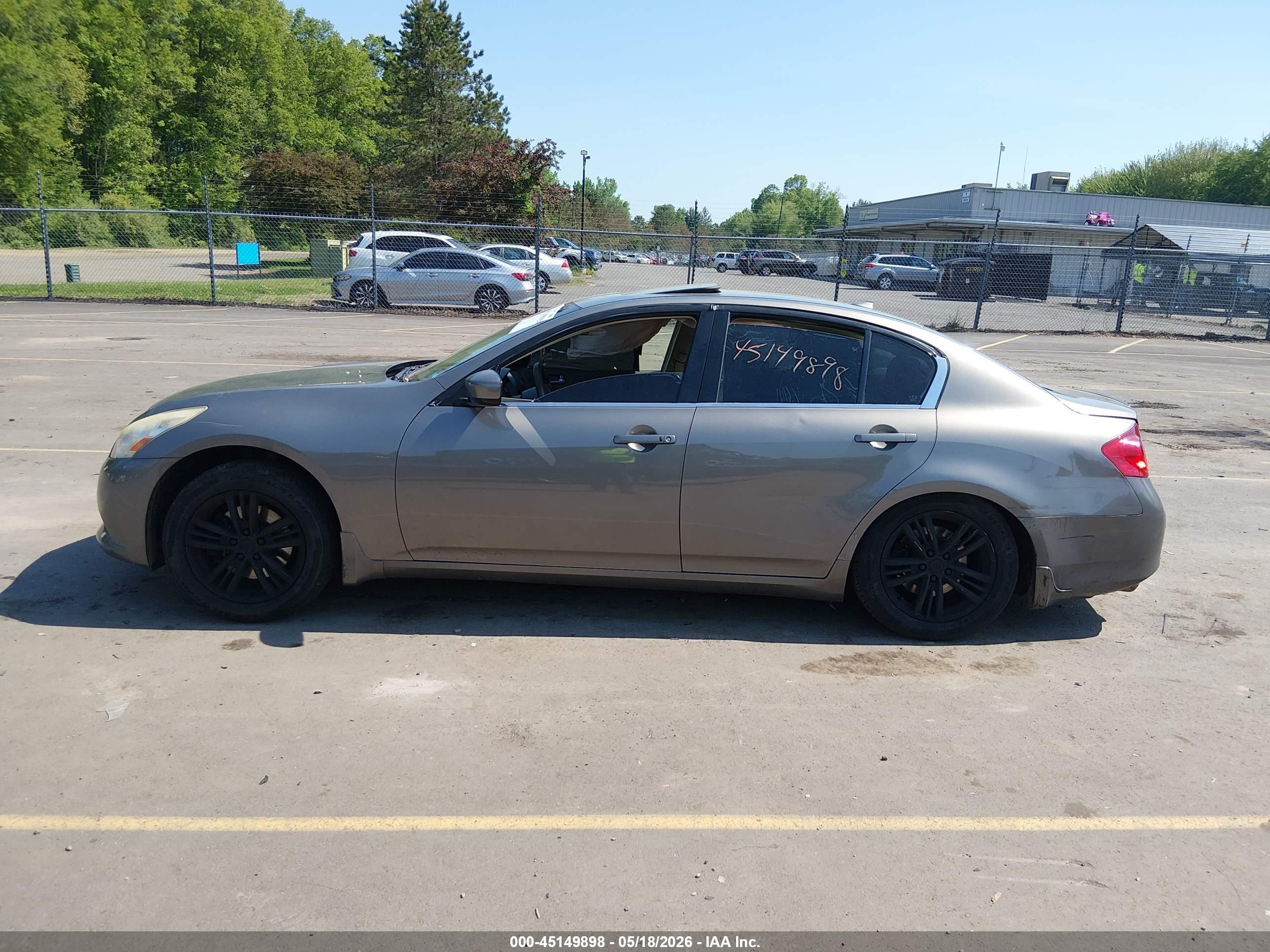 2012 Infiniti G37x   Champagne vin: JN1CV6AR9CM682892