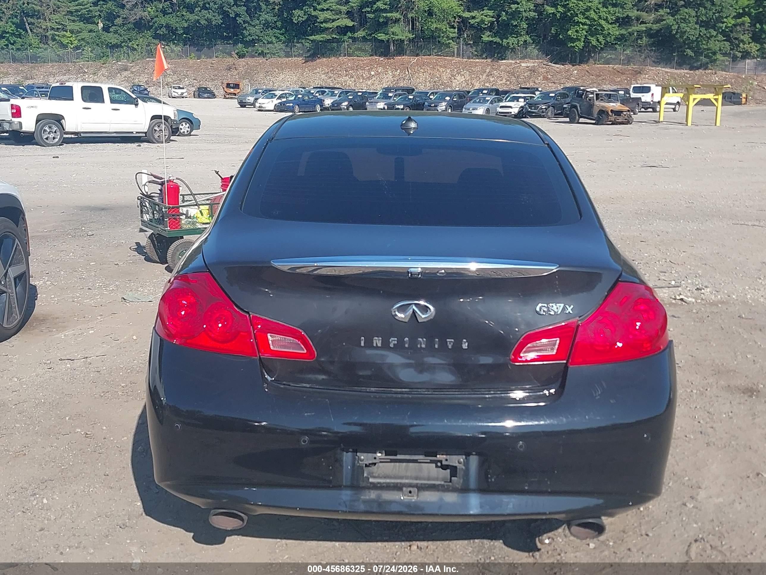 2012 Infiniti G37x   Black vin: JN1CV6AR9CM971609