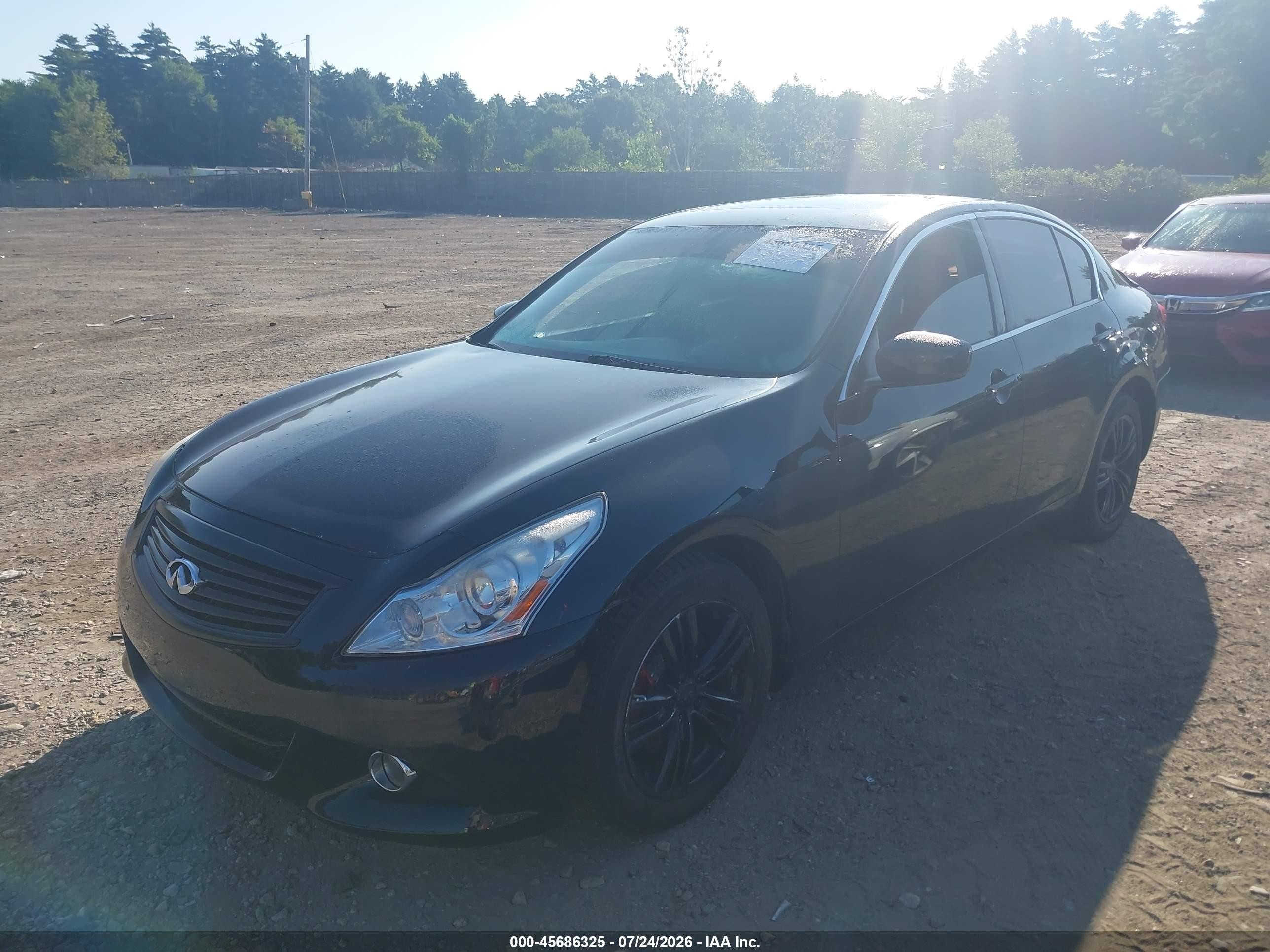 2012 Infiniti G37x   Black vin: JN1CV6AR9CM971609