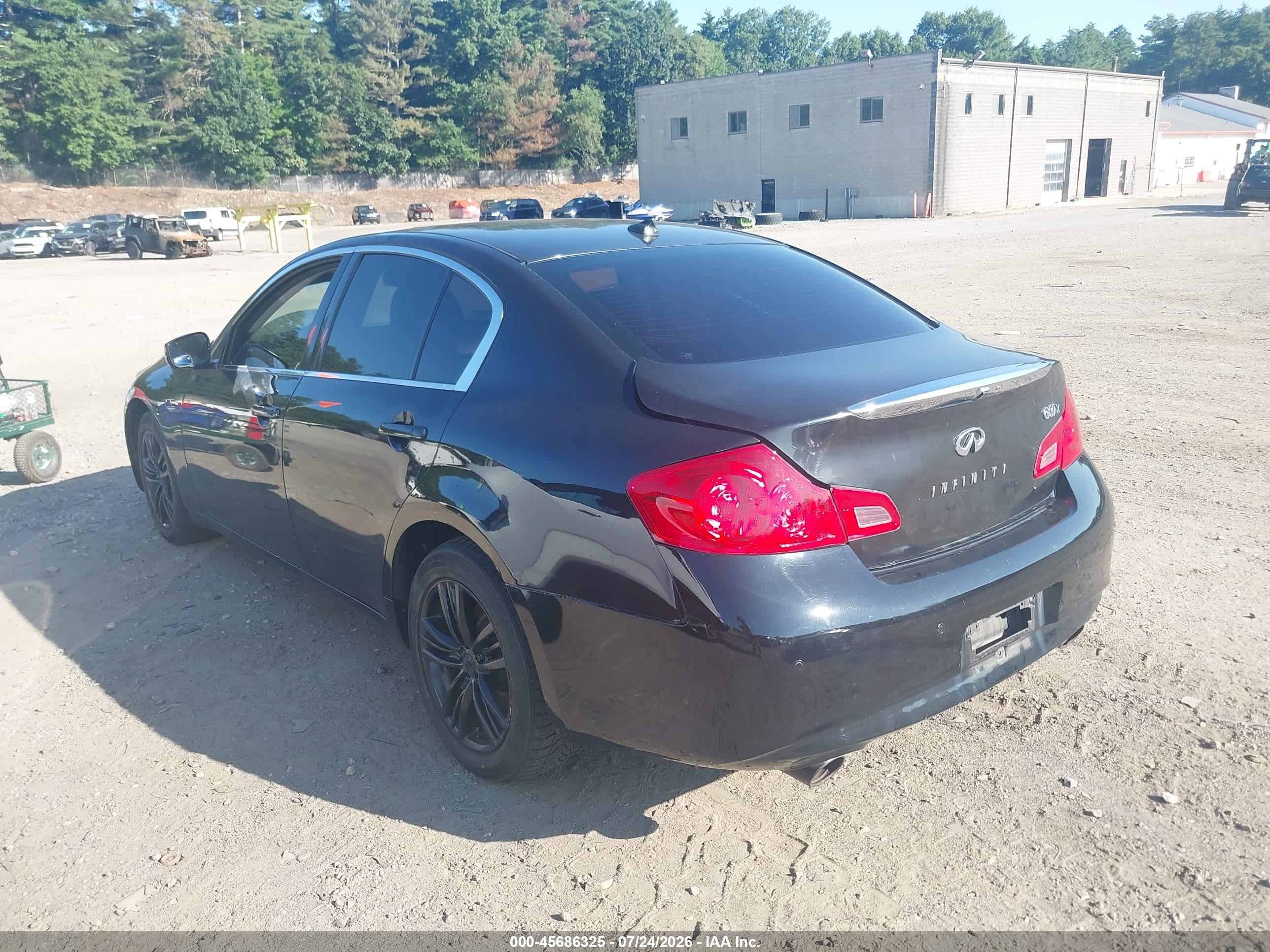2012 Infiniti G37x   Black vin: JN1CV6AR9CM971609