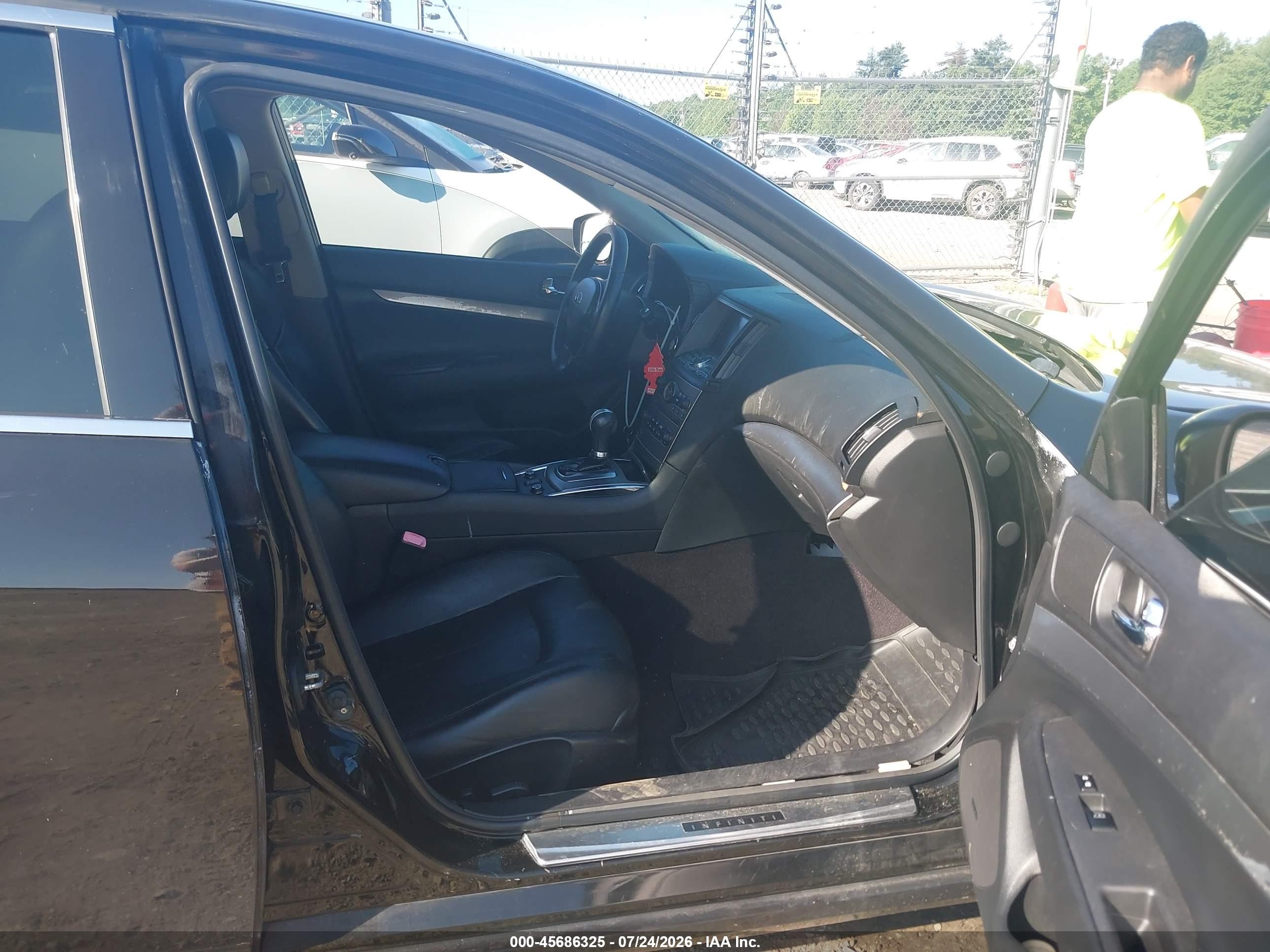 2012 Infiniti G37x   Black vin: JN1CV6AR9CM971609