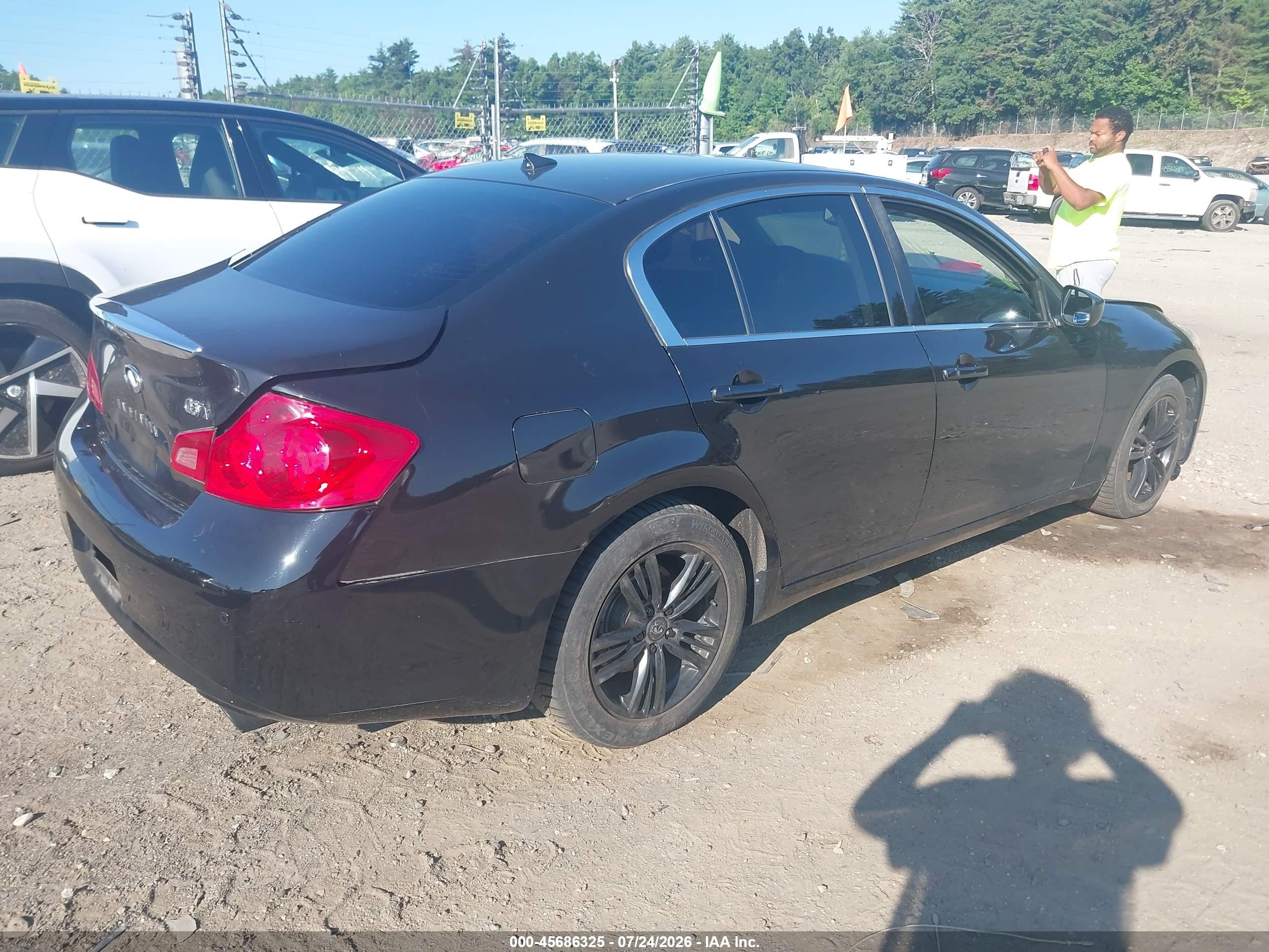 2012 Infiniti G37x   Black vin: JN1CV6AR9CM971609