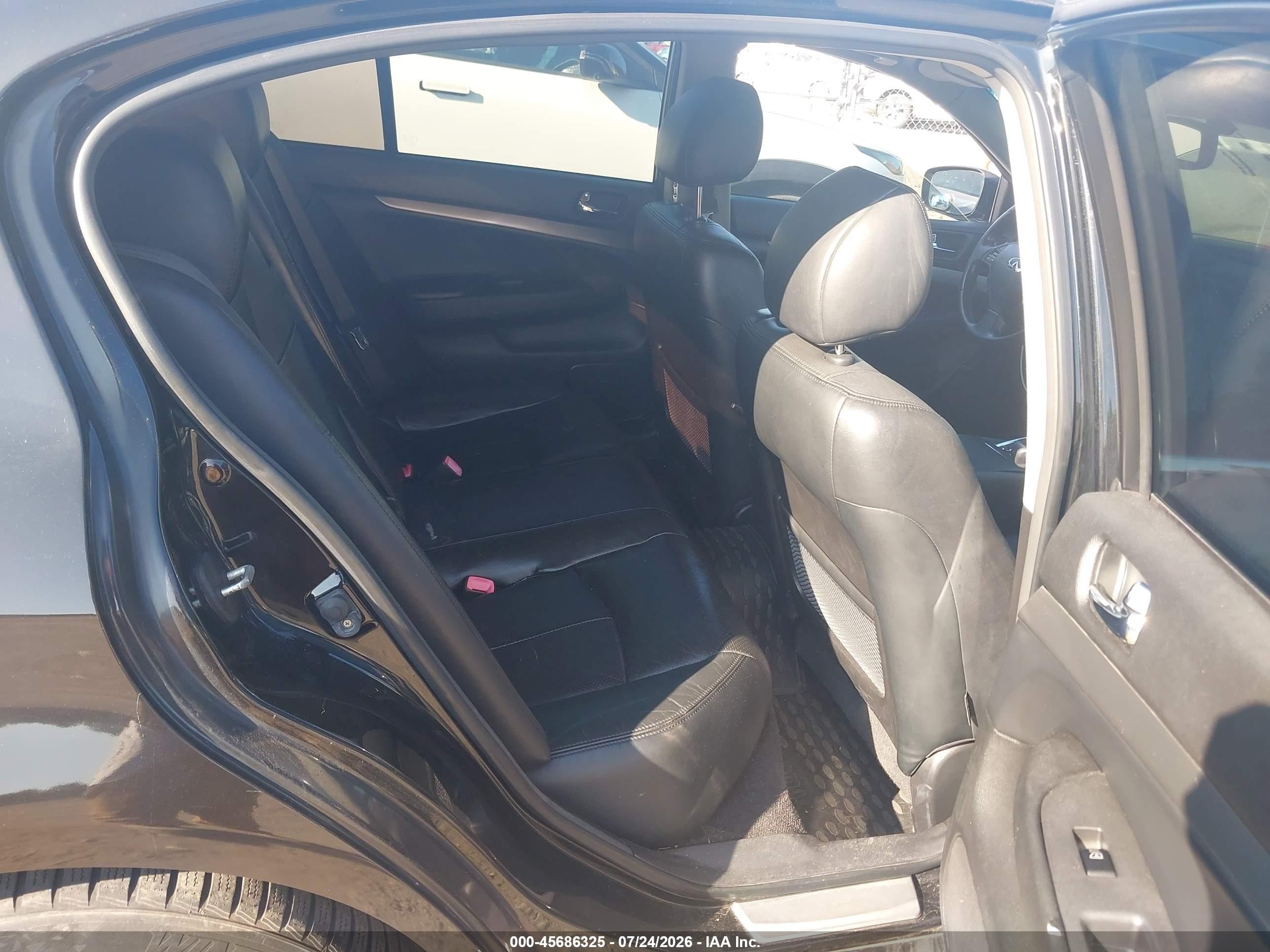 2012 Infiniti G37x   Black vin: JN1CV6AR9CM971609