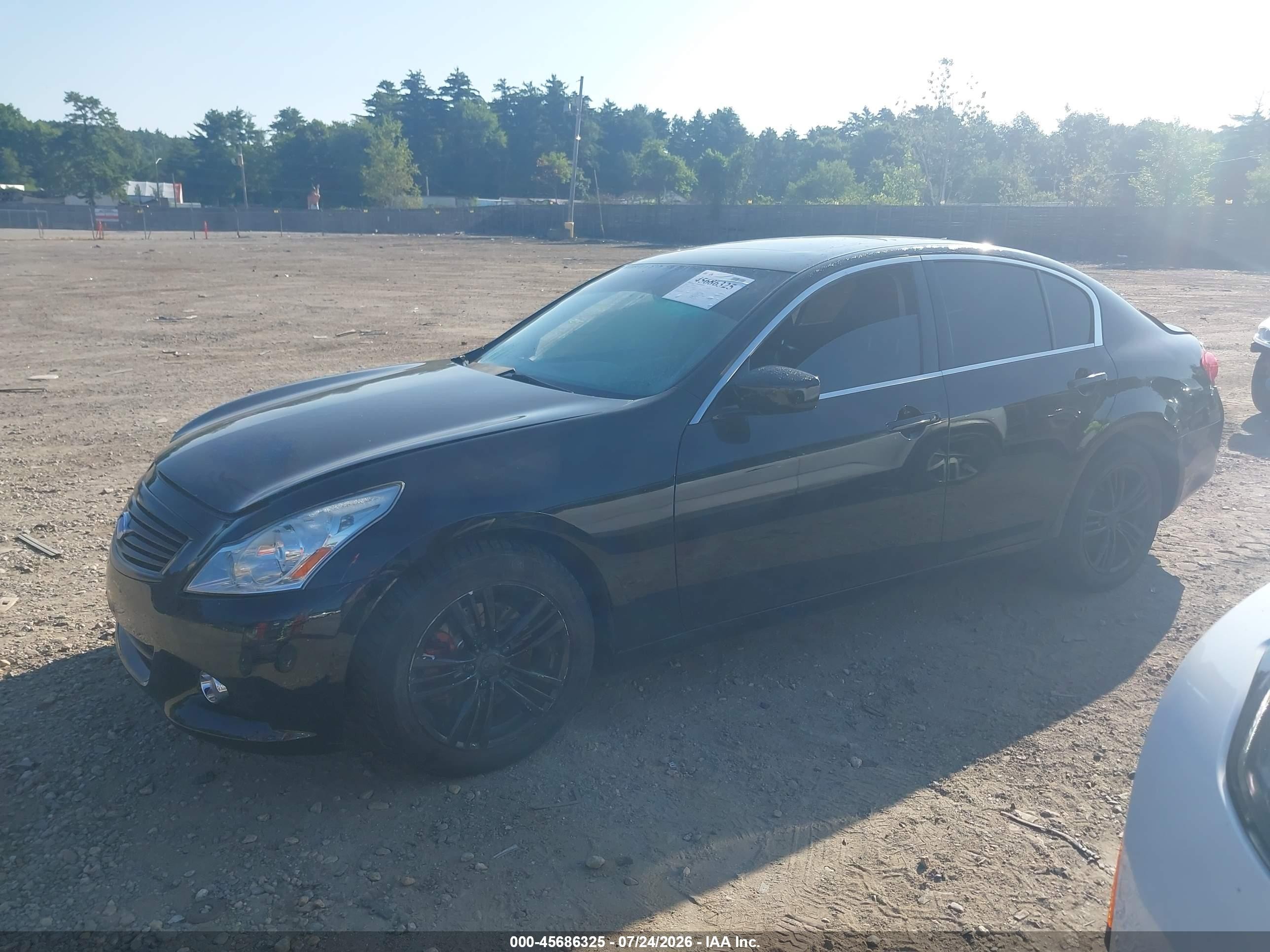 2012 Infiniti G37x   Black vin: JN1CV6AR9CM971609