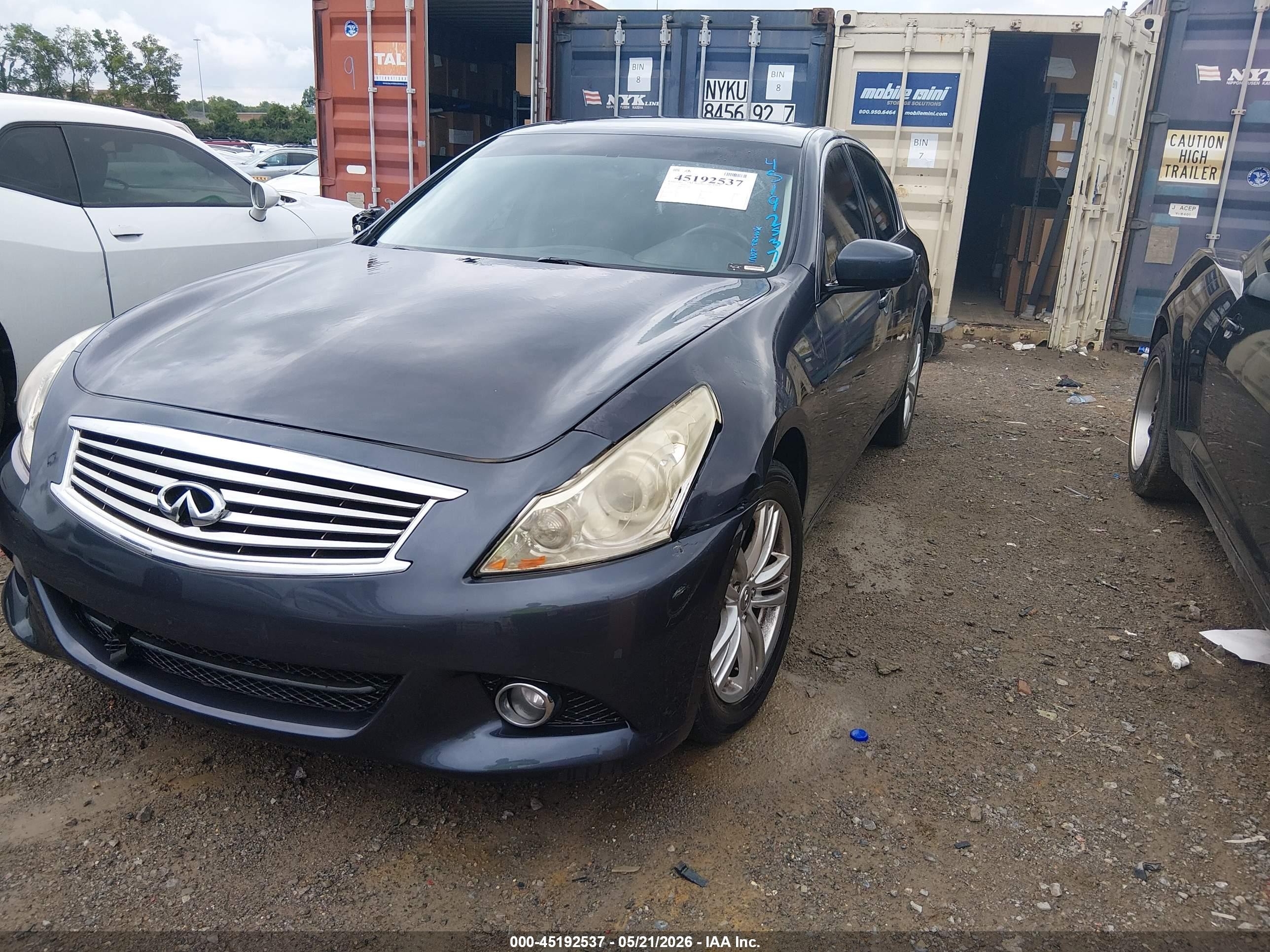 2012 Infiniti G37x   Blue vin: JN1CV6AR9CM973487