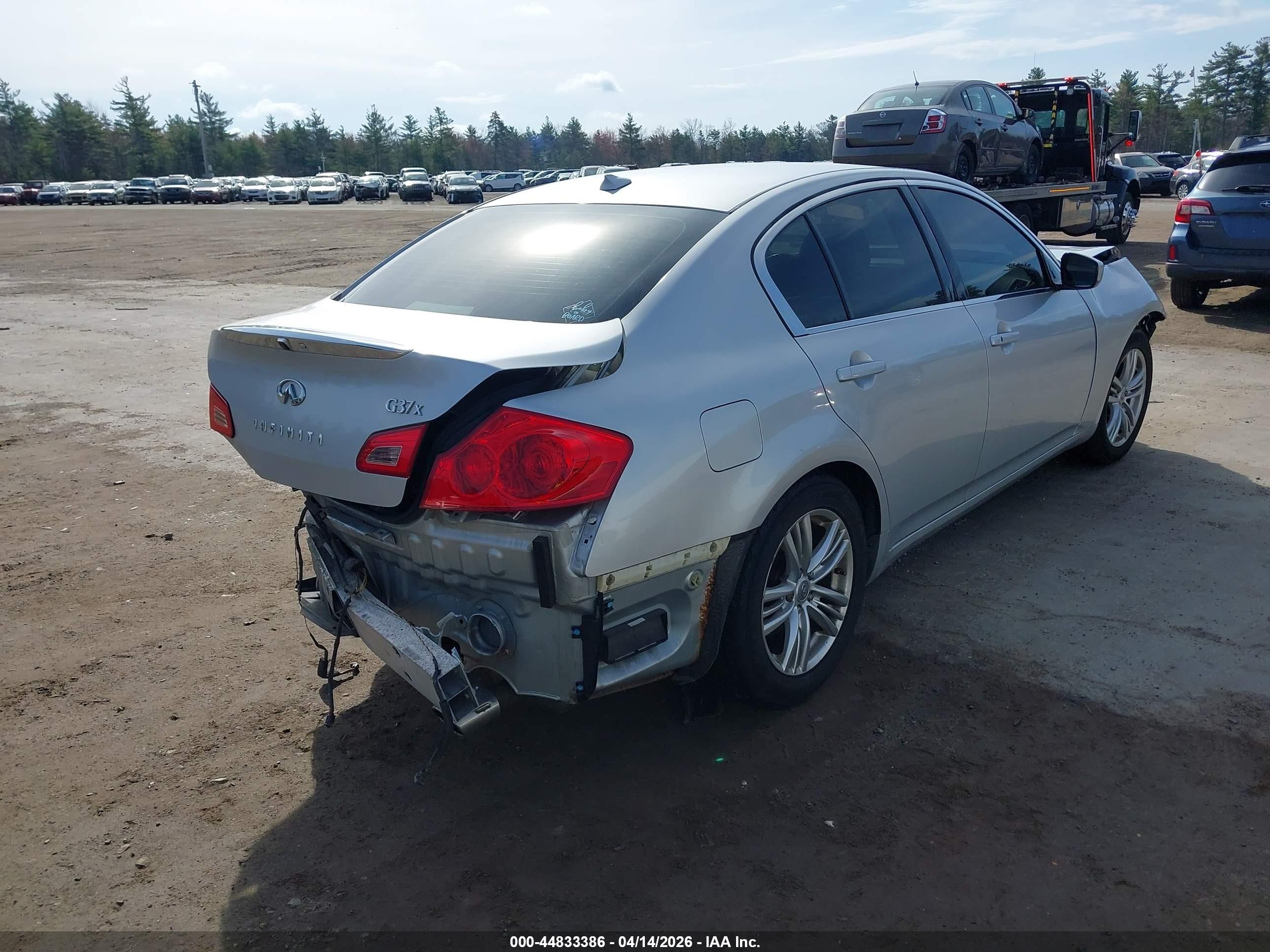 2012 Infiniti G37x   Silver vin: JN1CV6AR9CM974574