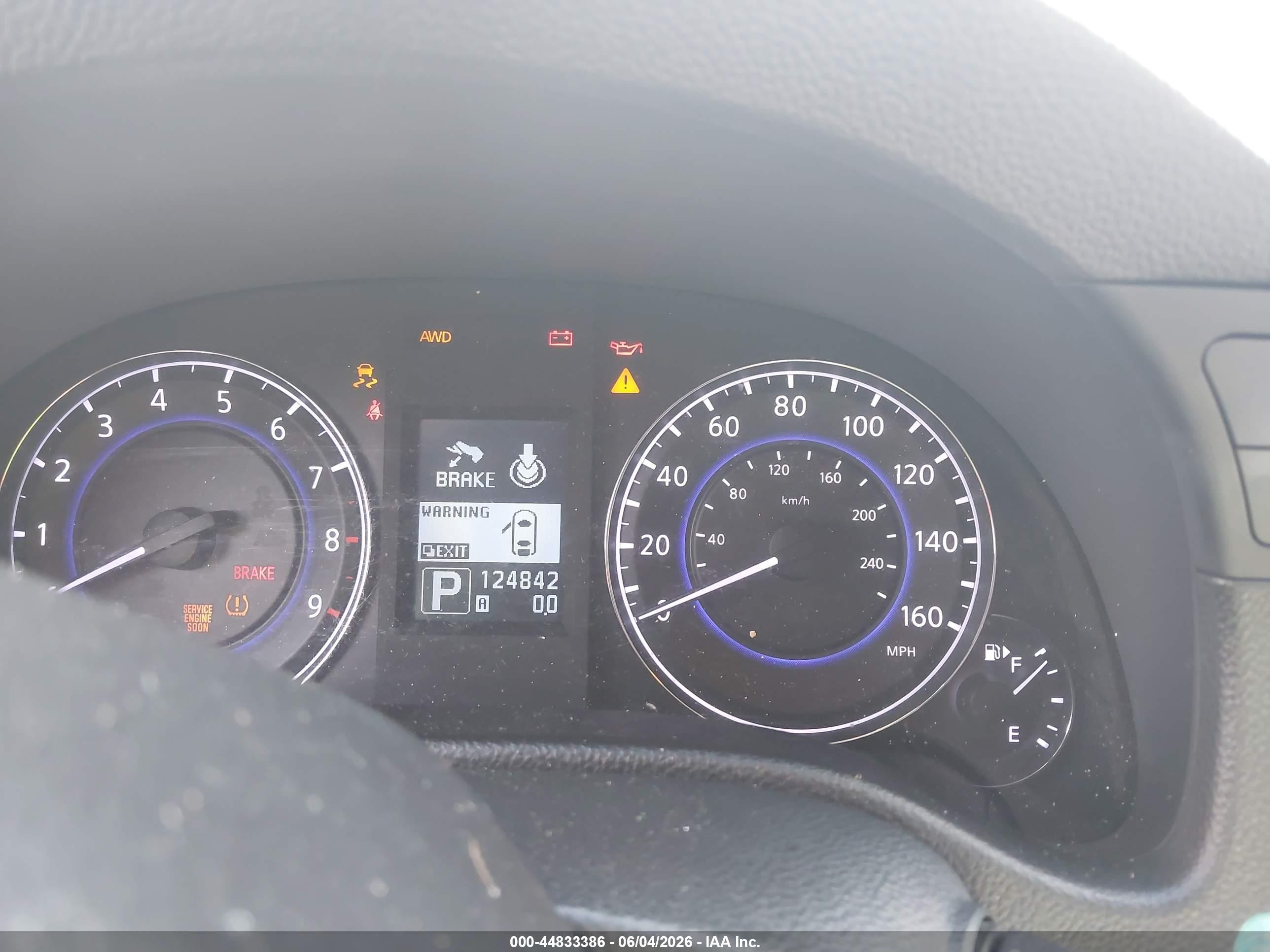 2012 Infiniti G37x   Silver vin: JN1CV6AR9CM974574