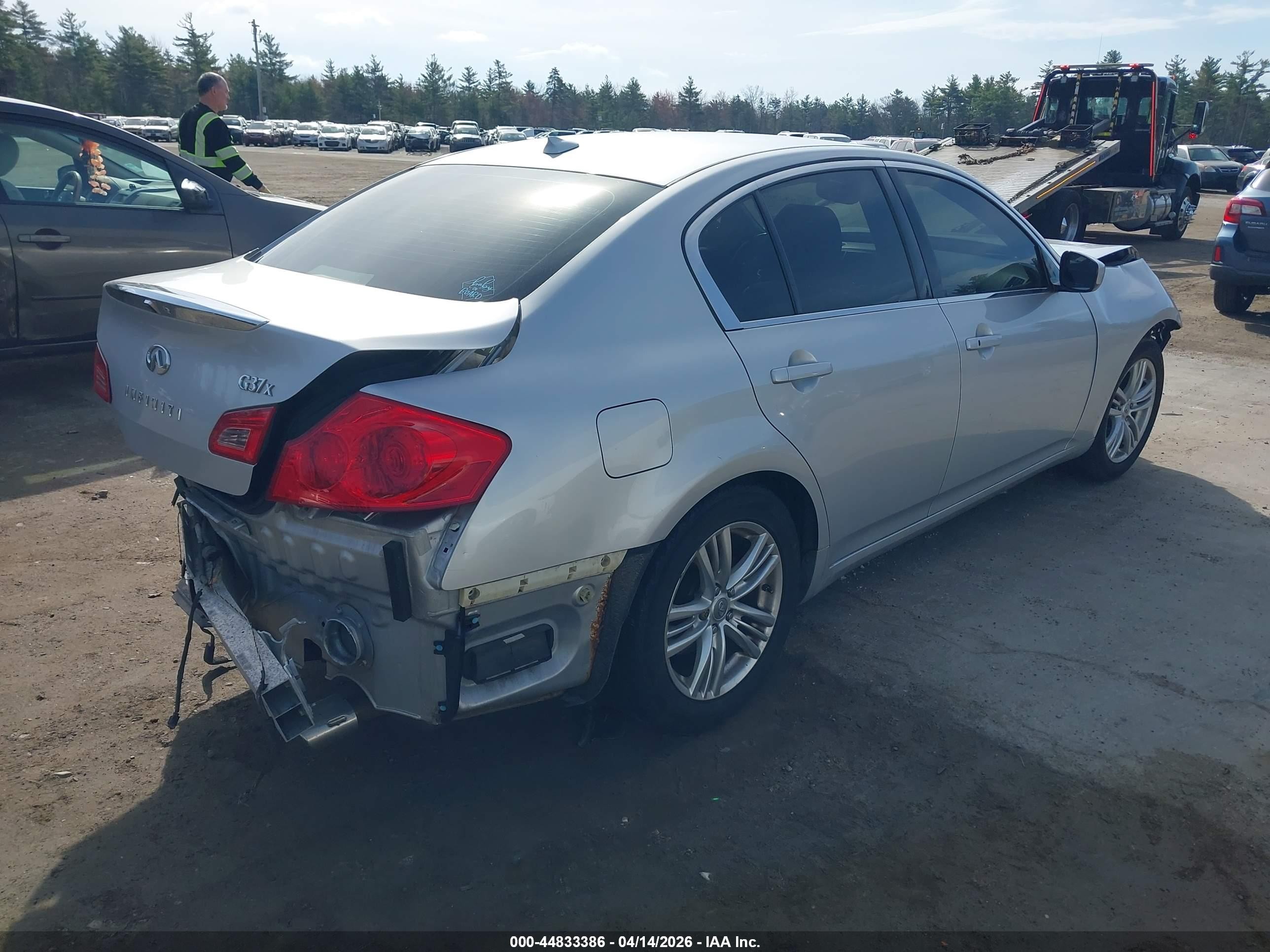 2012 Infiniti G37x   Silver vin: JN1CV6AR9CM974574
