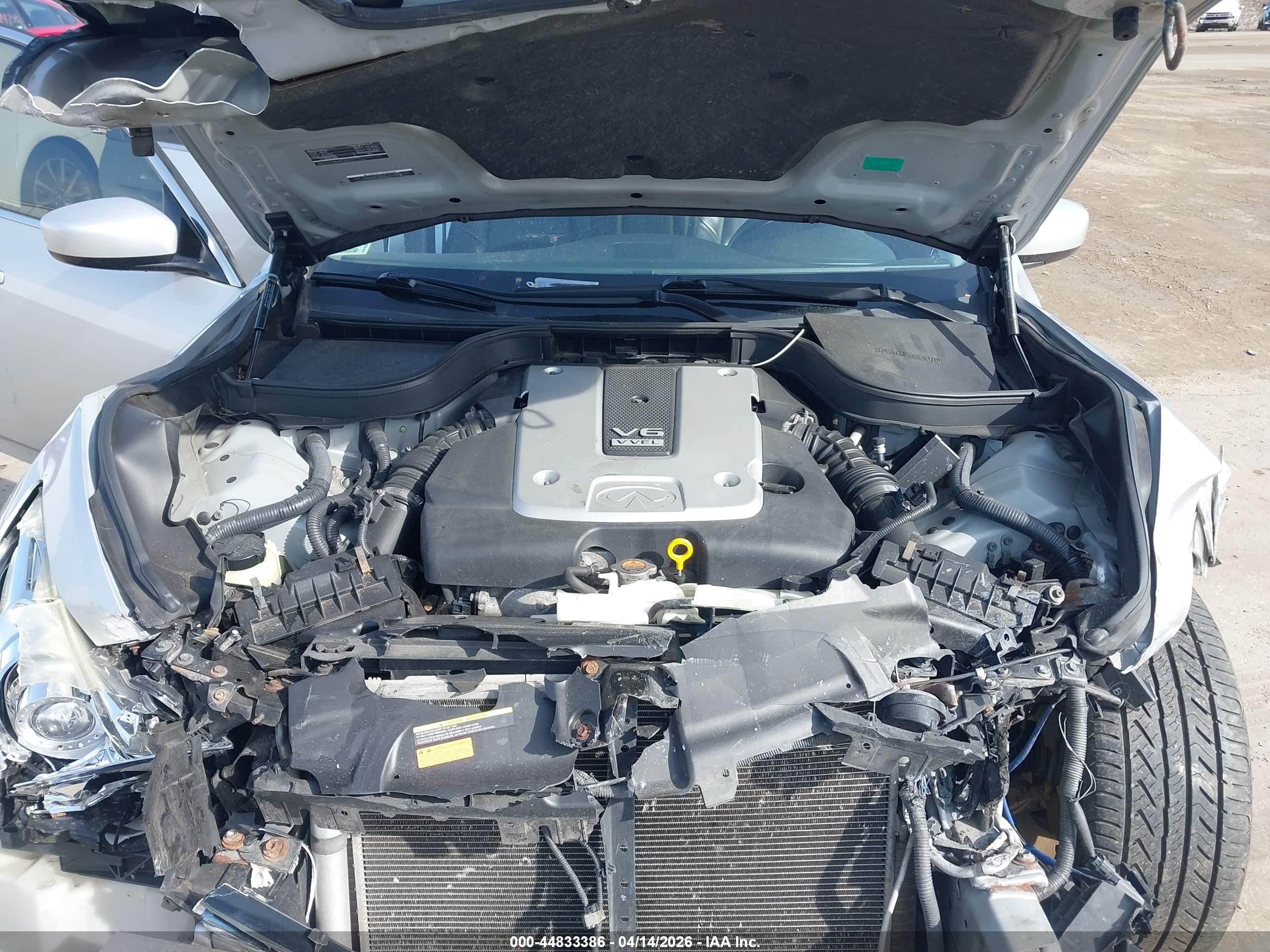 2012 Infiniti G37x   Silver vin: JN1CV6AR9CM974574