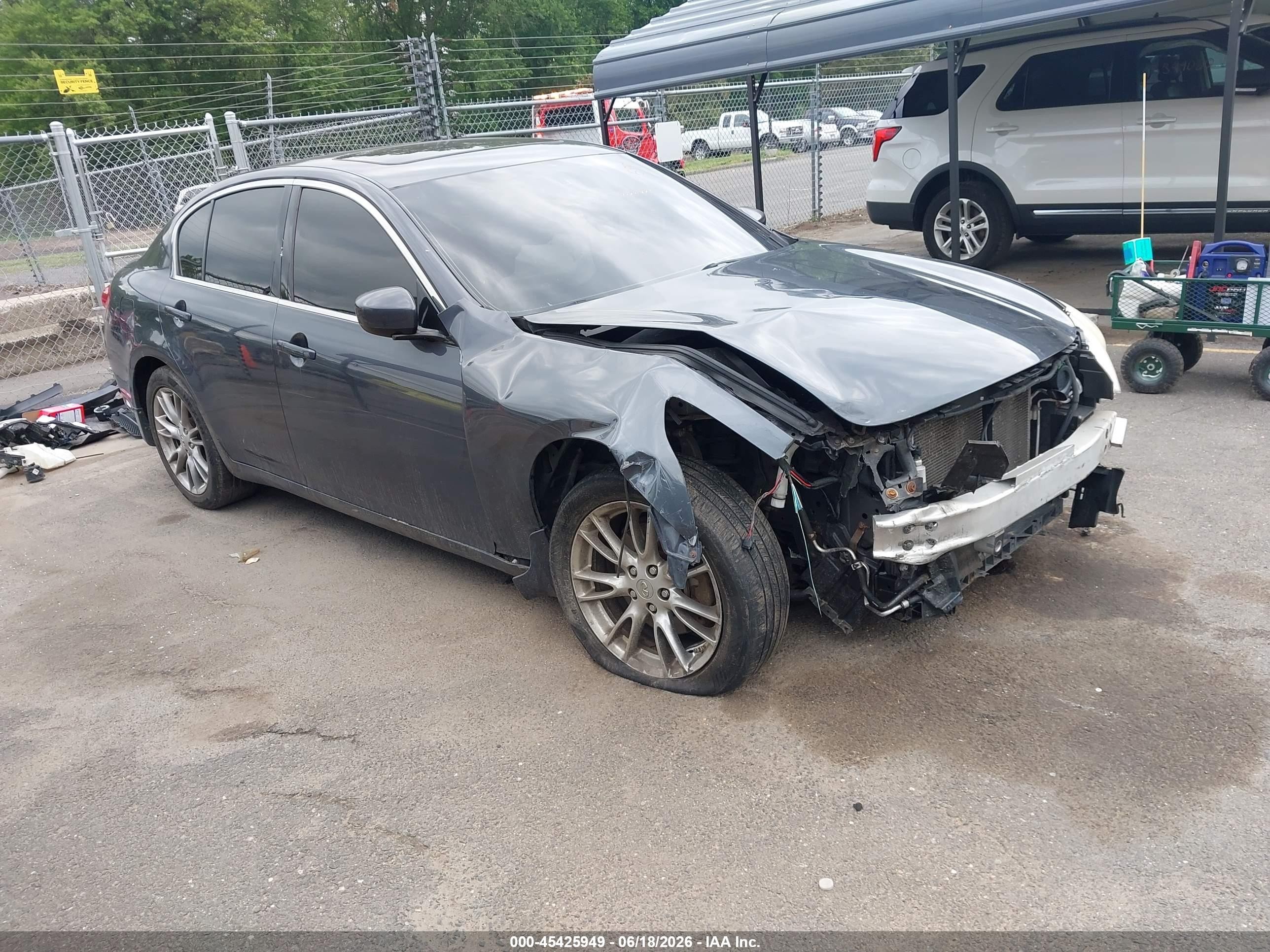 2012 Infiniti G37x   Gray vin: JN1CV6AR9CM977054