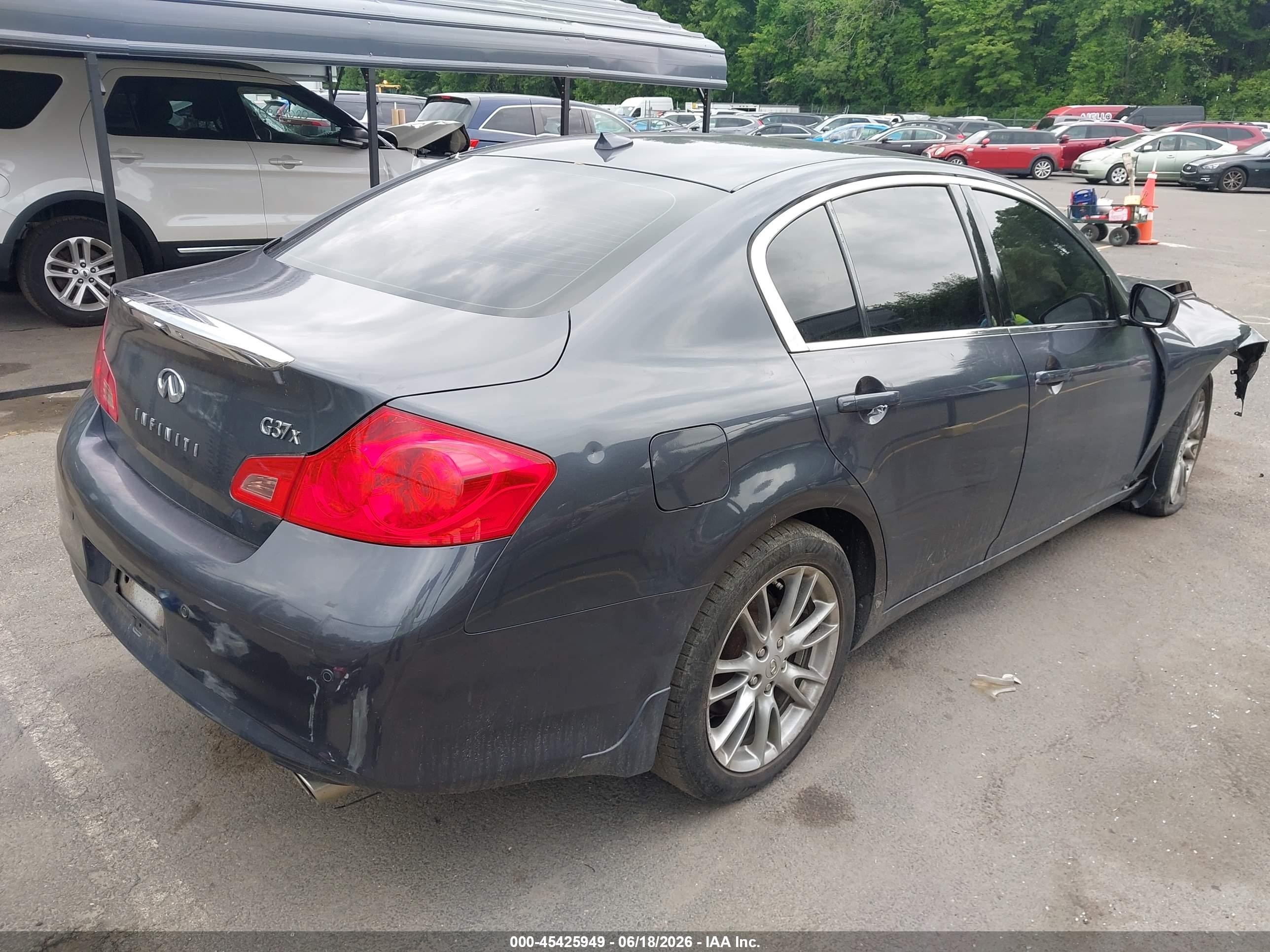 2012 Infiniti G37x   Серый vin: JN1CV6AR9CM977054