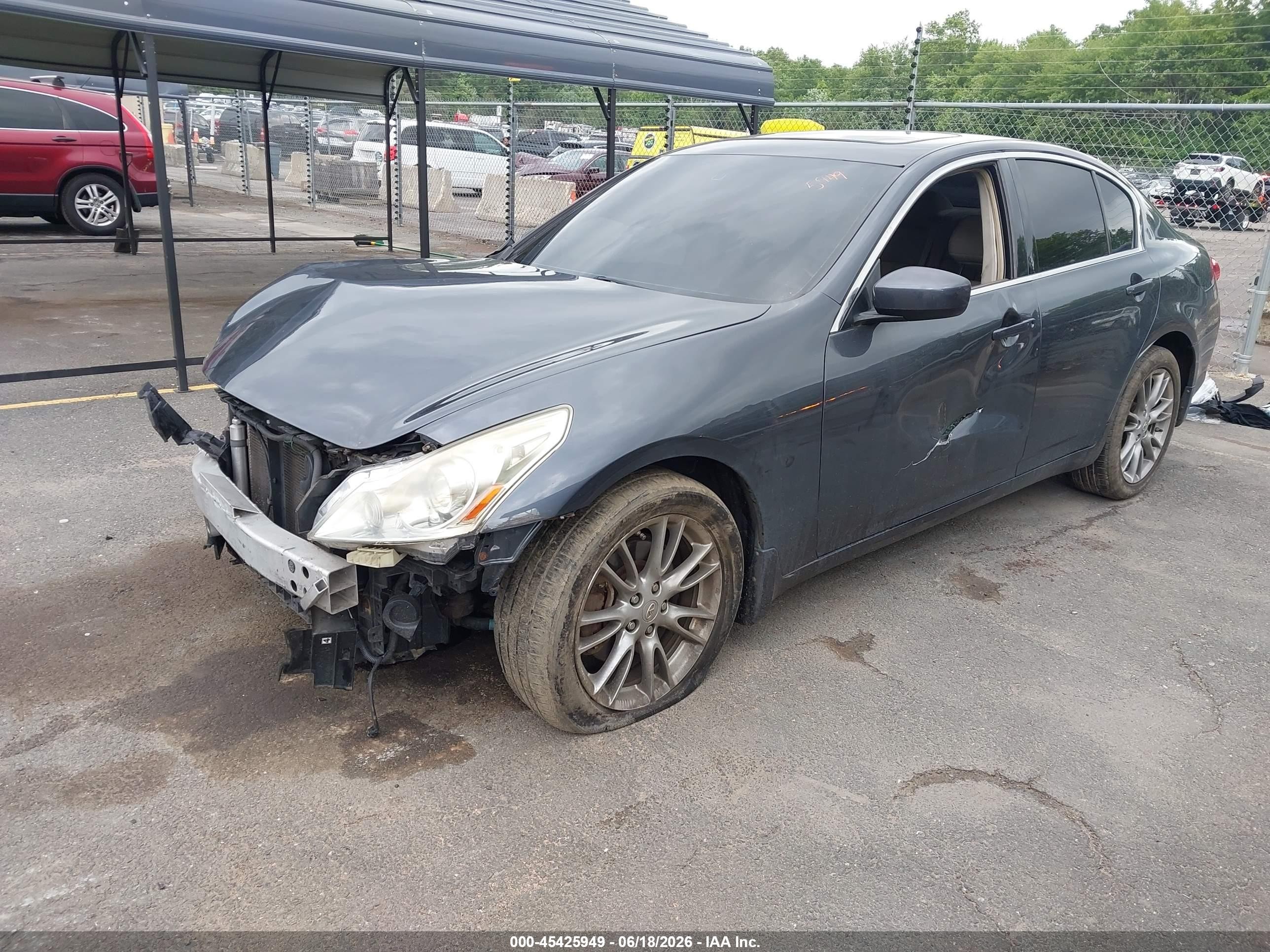 2012 Infiniti G37x   Серый vin: JN1CV6AR9CM977054