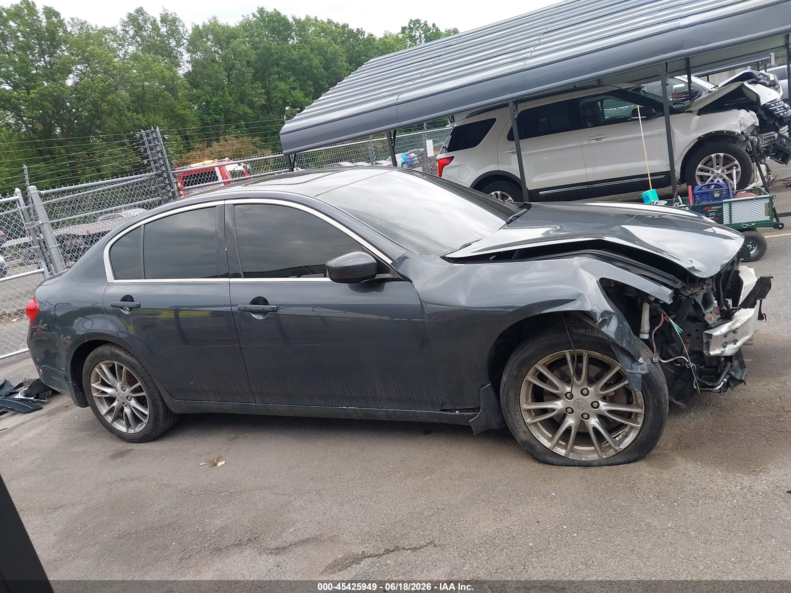 2012 Infiniti G37x   Серый vin: JN1CV6AR9CM977054