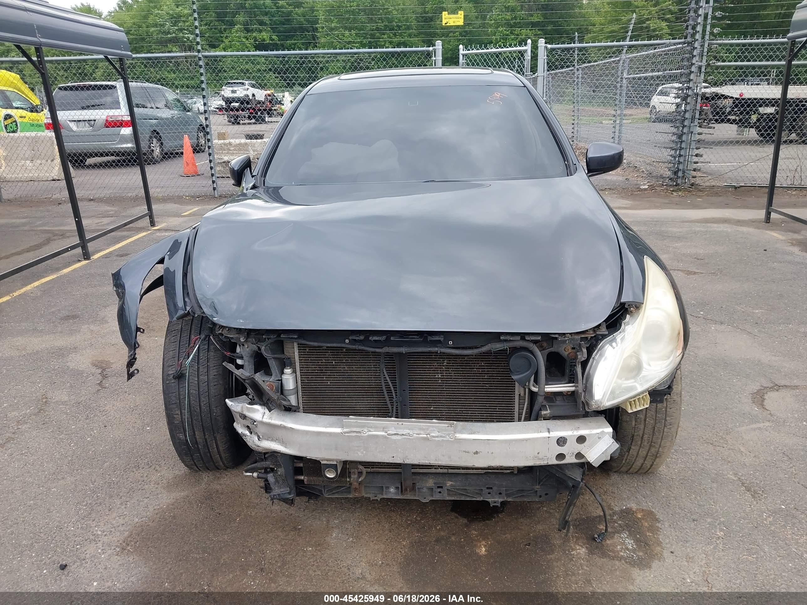 2012 Infiniti G37x   Серый vin: JN1CV6AR9CM977054