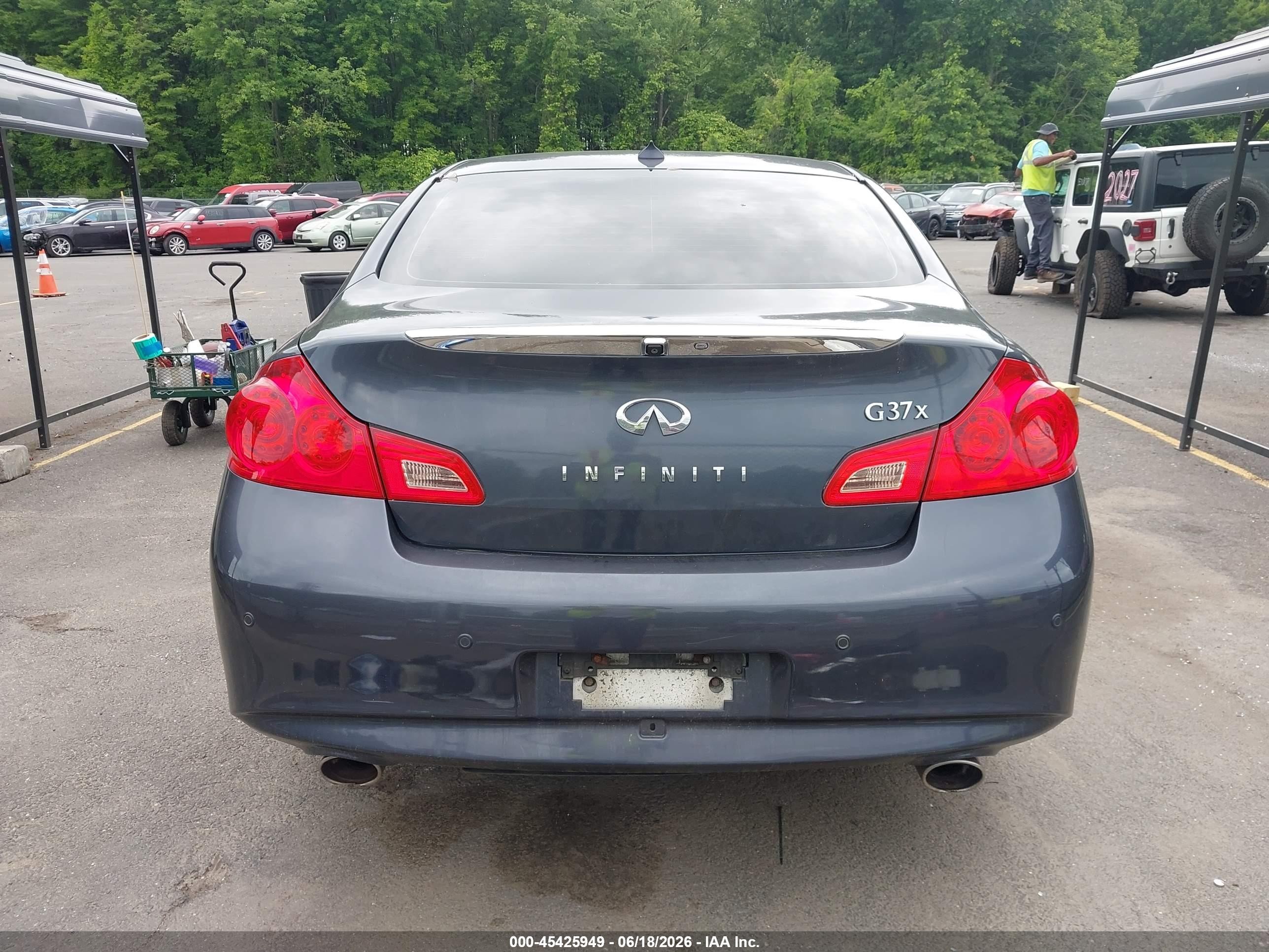2012 Infiniti G37x   Серый vin: JN1CV6AR9CM977054