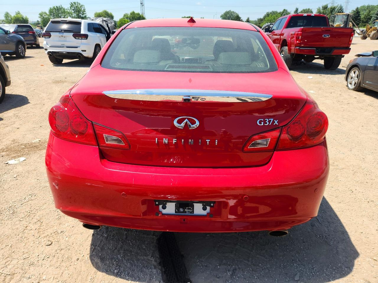 2013 Infiniti G37 Sedan X Red vin: JN1CV6AR9DM350632