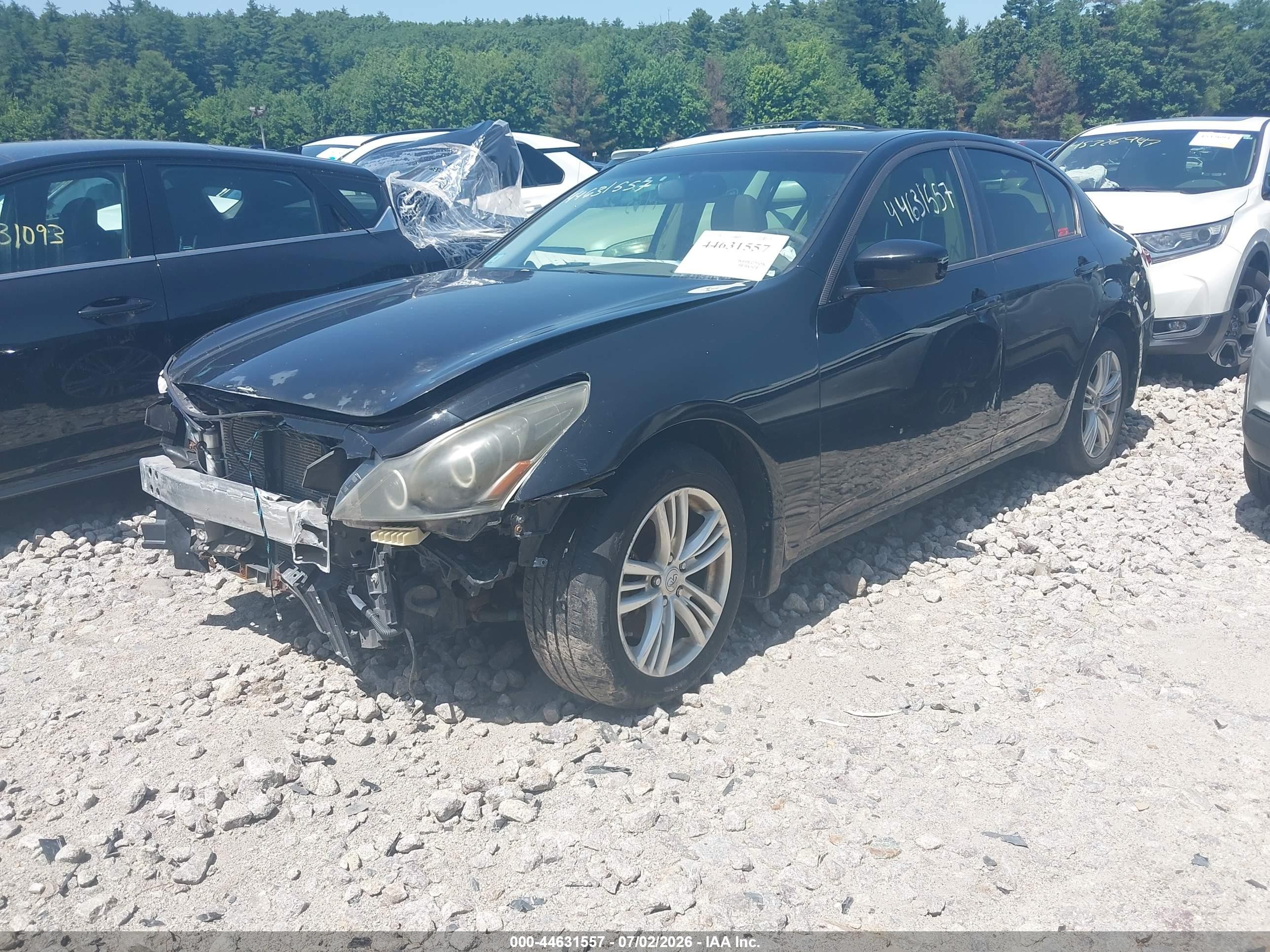 2013 Infiniti G37x   Black vin: JN1CV6AR9DM351151