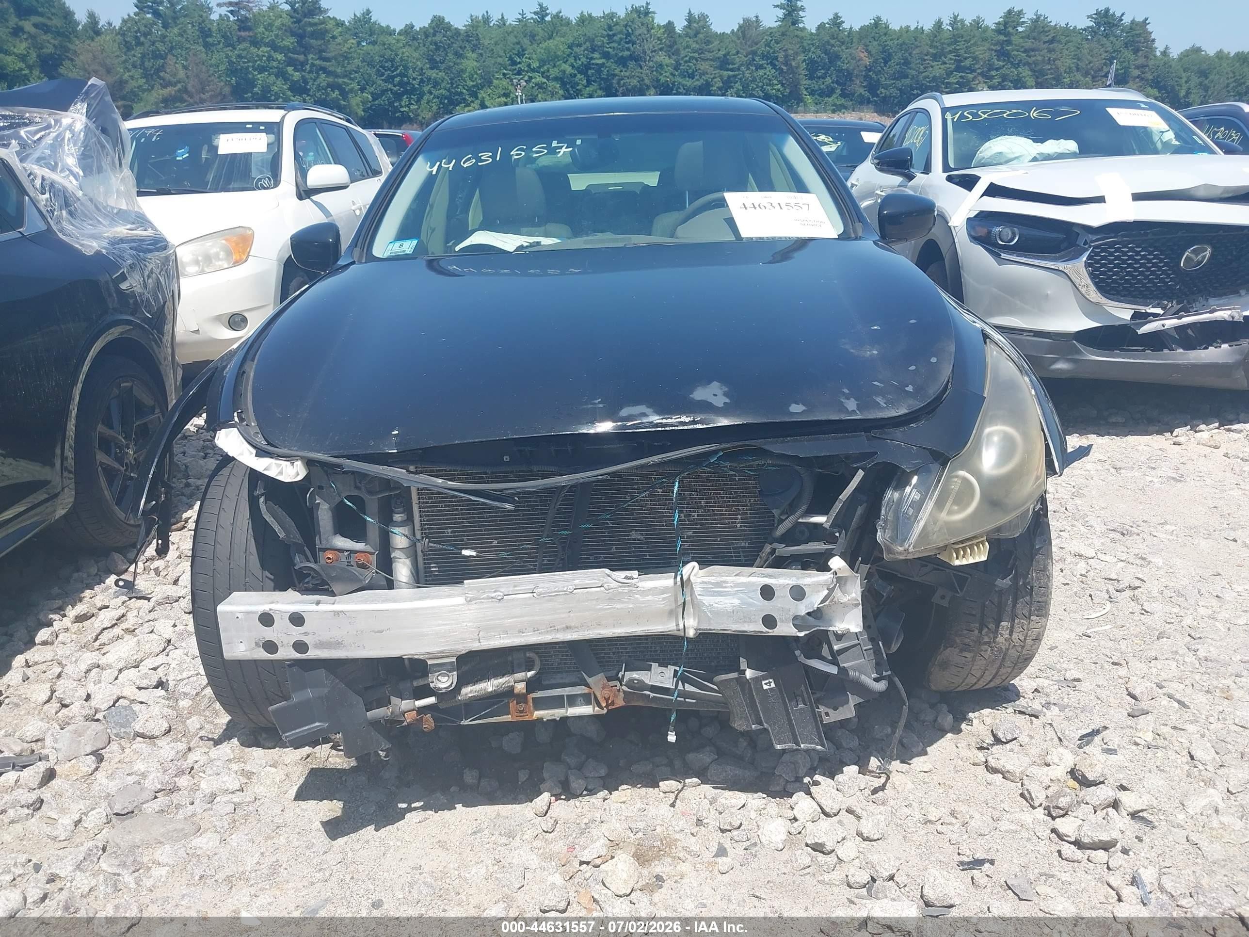 2013 Infiniti G37x   Black vin: JN1CV6AR9DM351151