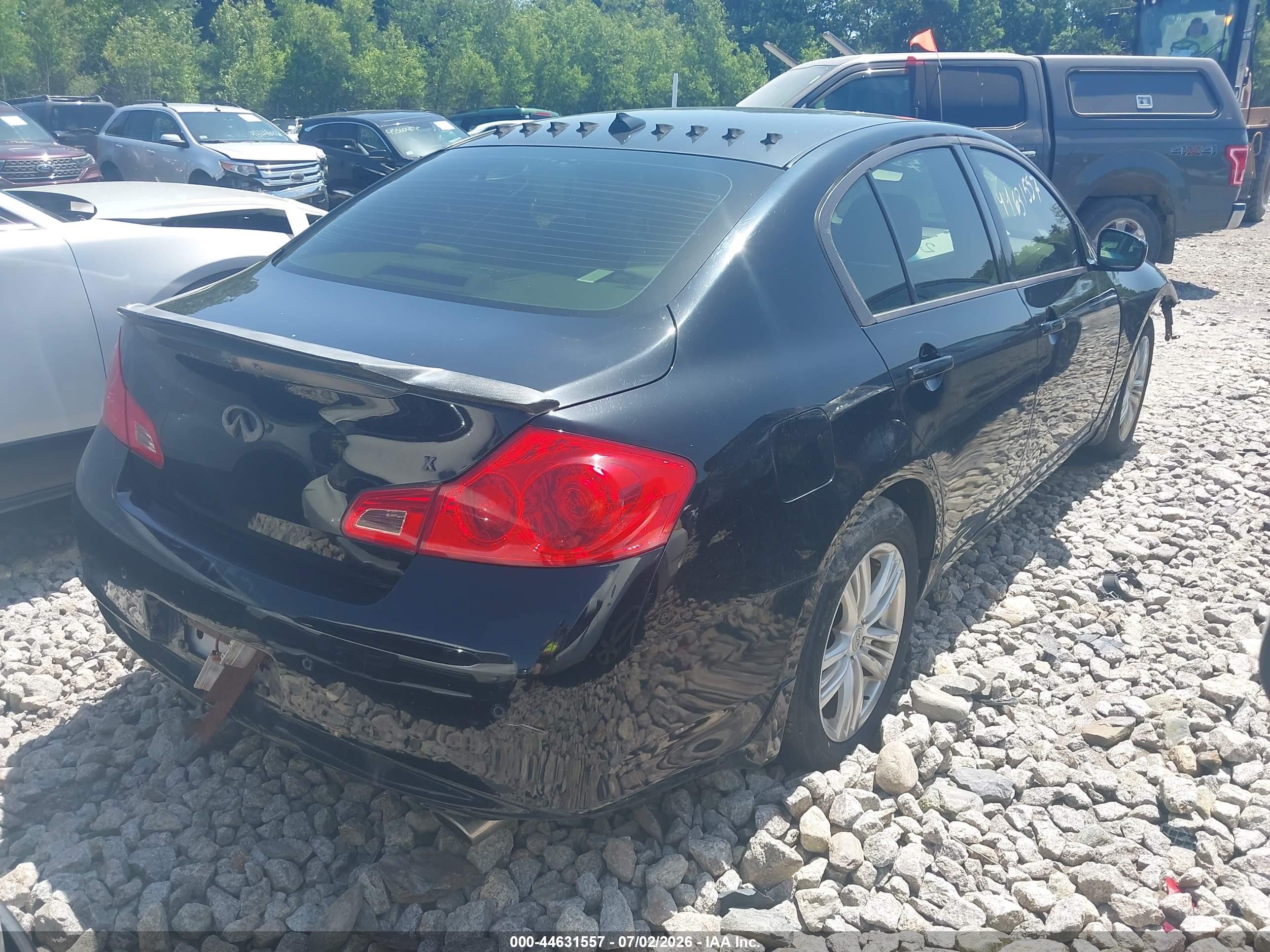 2013 Infiniti G37x   Black vin: JN1CV6AR9DM351151