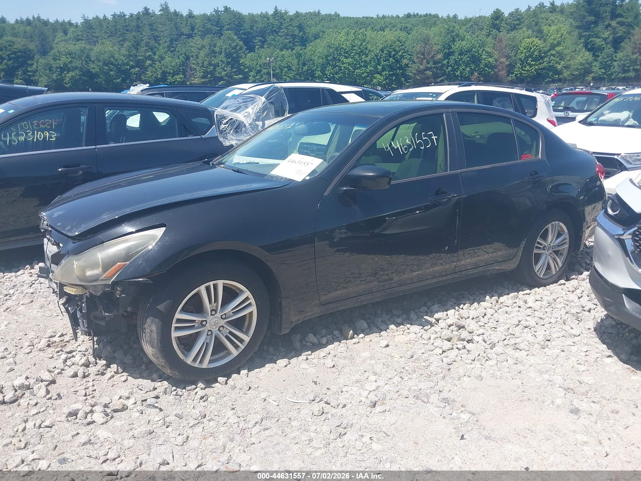 2013 Infiniti G37x   Black vin: JN1CV6AR9DM351151