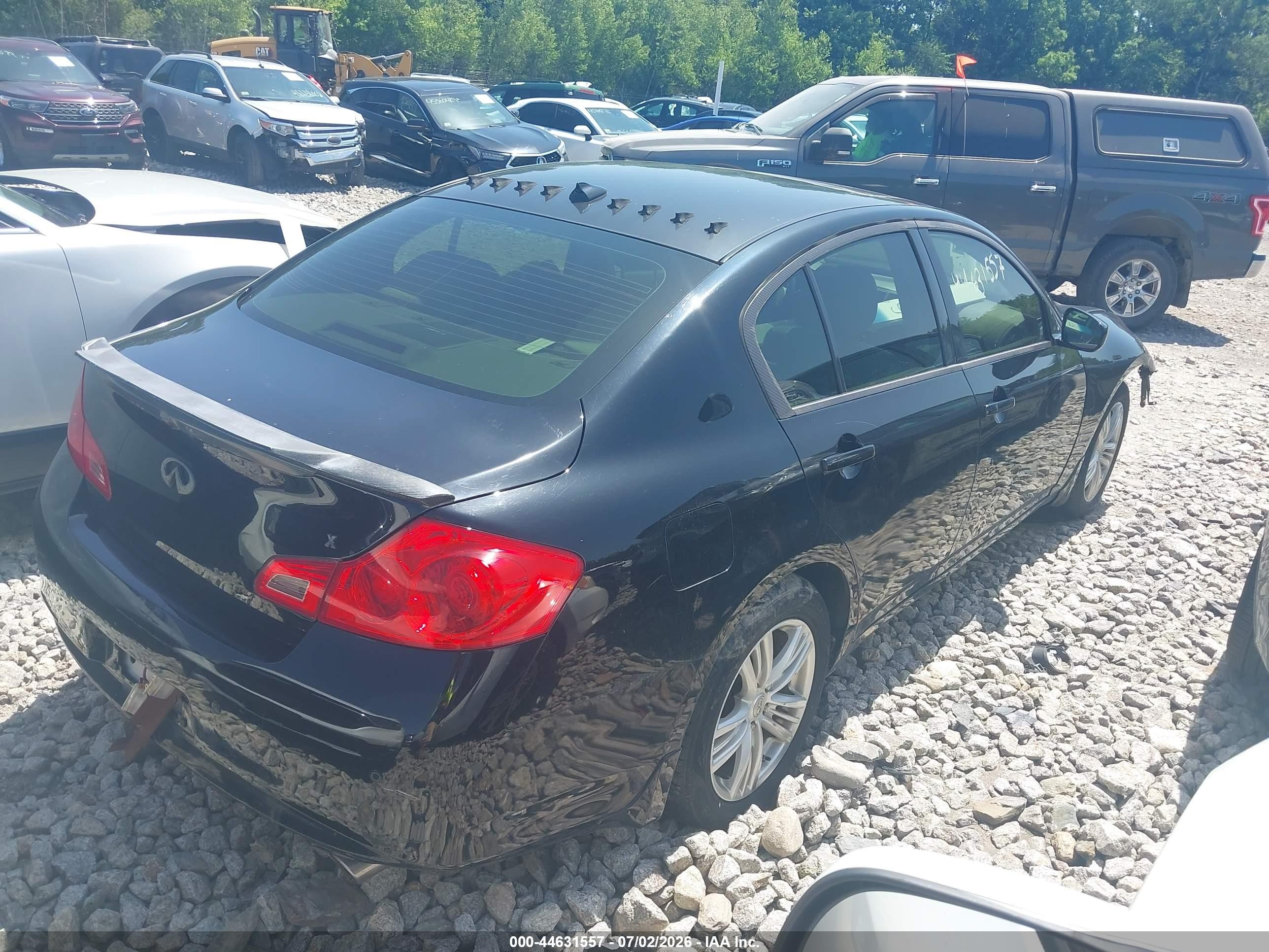 2013 Infiniti G37x   Black vin: JN1CV6AR9DM351151