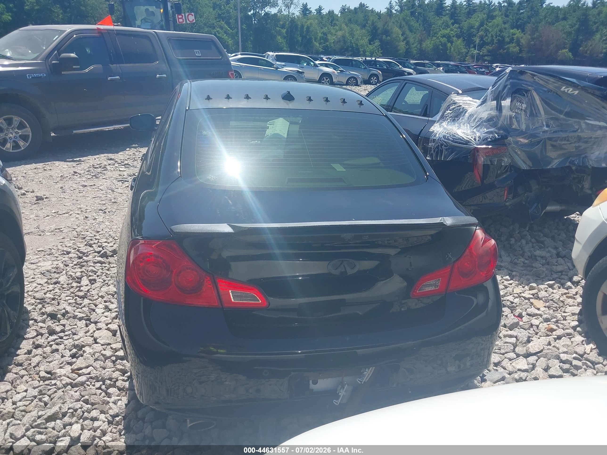 2013 Infiniti G37x   Black vin: JN1CV6AR9DM351151