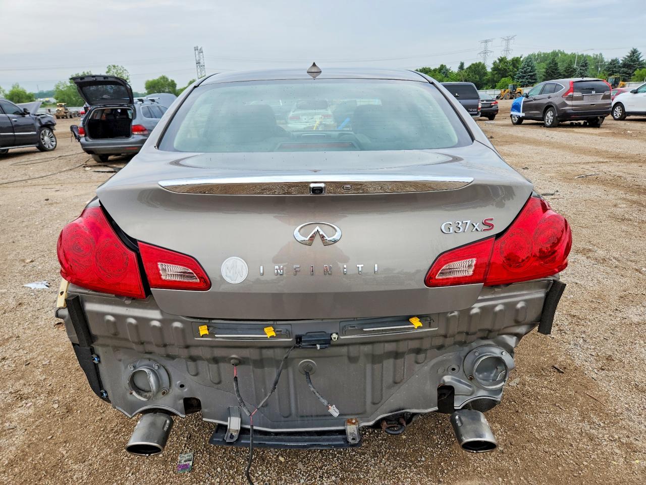 2013 Infiniti G37 Sedan X Gray vin: JN1CV6AR9DM352316