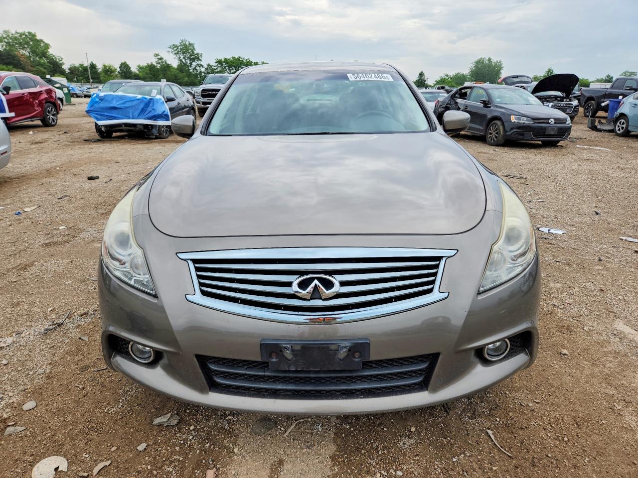 2013 Infiniti G37 Sedan X Gray vin: JN1CV6AR9DM352316
