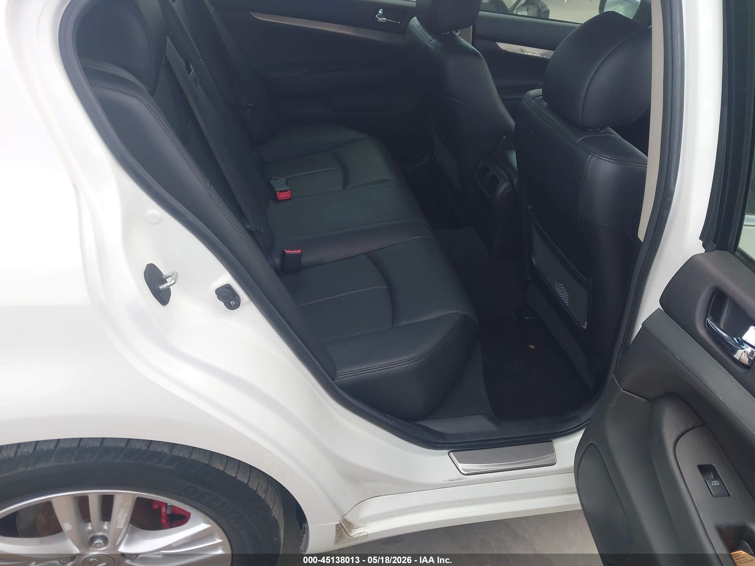 2013 Infiniti G37   White vin: JN1CV6AR9DM358410