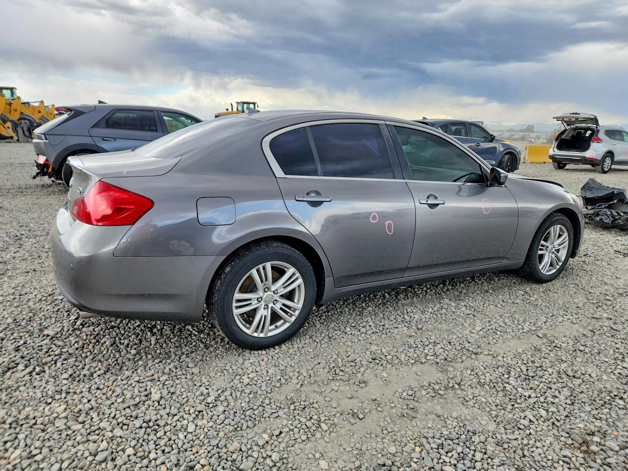 2013 Infiniti G37 Sedan X Gray vin: JN1CV6AR9DM756538